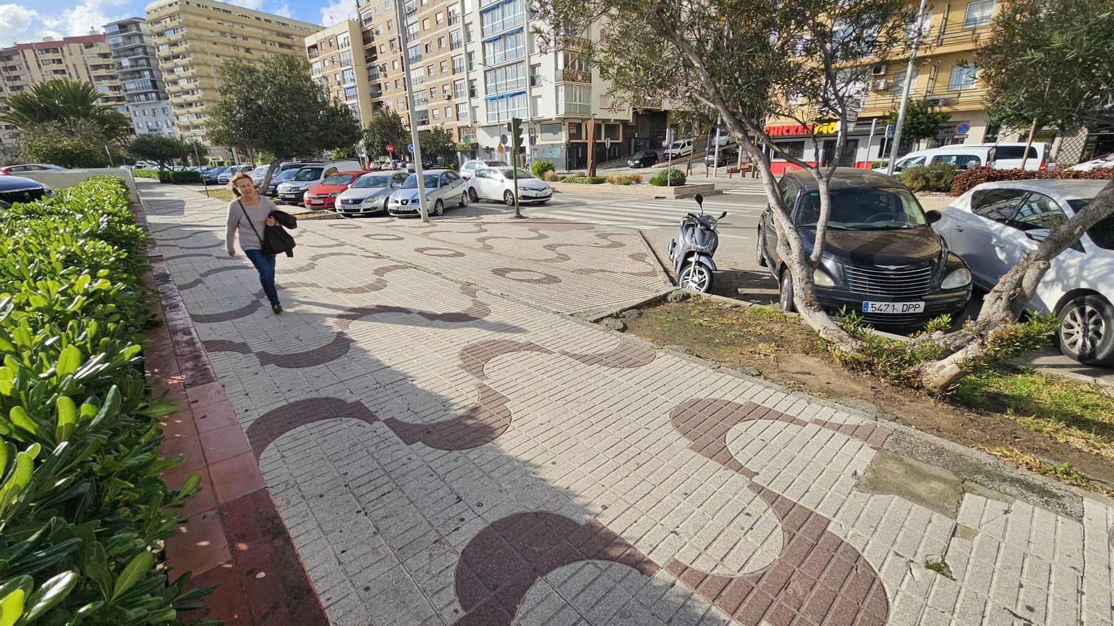 Tramo de la Avenida Virgen del Carmen que será reformado por el Puerto de Algeciras. Tramo de la Avenida Virgen del Carmen que será reformado por el Puerto de Algeciras.