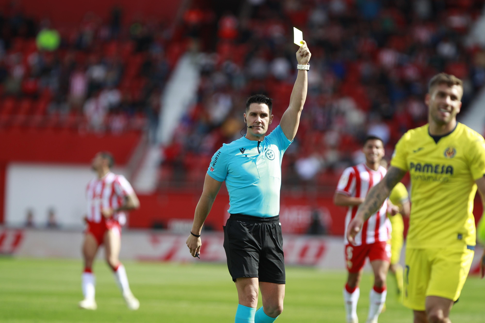 Las mejores imágenes del partido de fútbol U.D. Almería-Villarreal C.F.