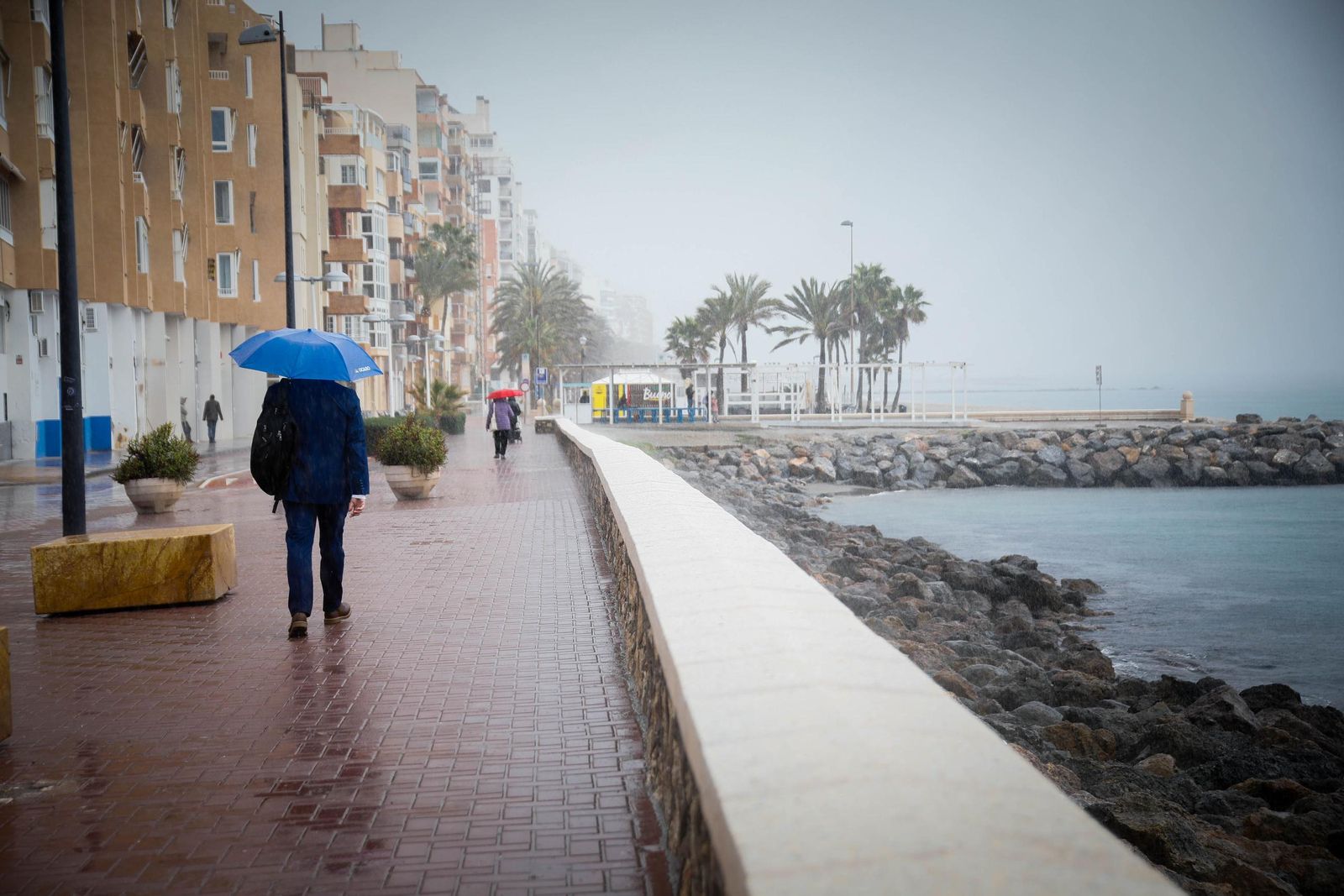 Las mejores imágenes de la lluvia en Almería