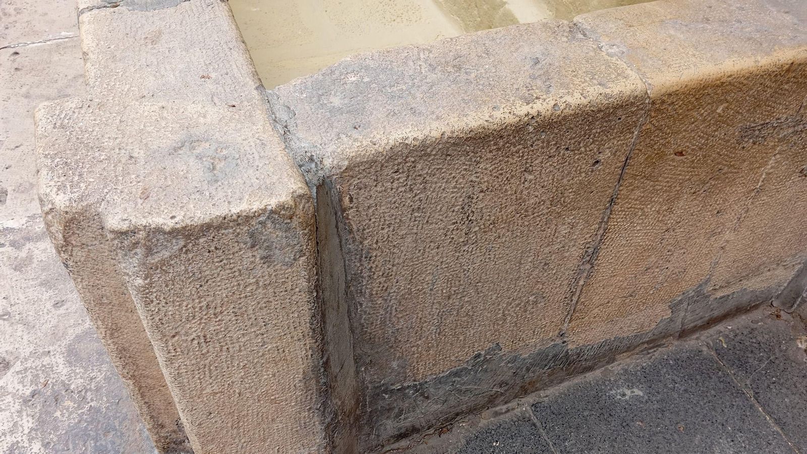 Actuación llevada a cabo sobre la Fuente de La Merced.