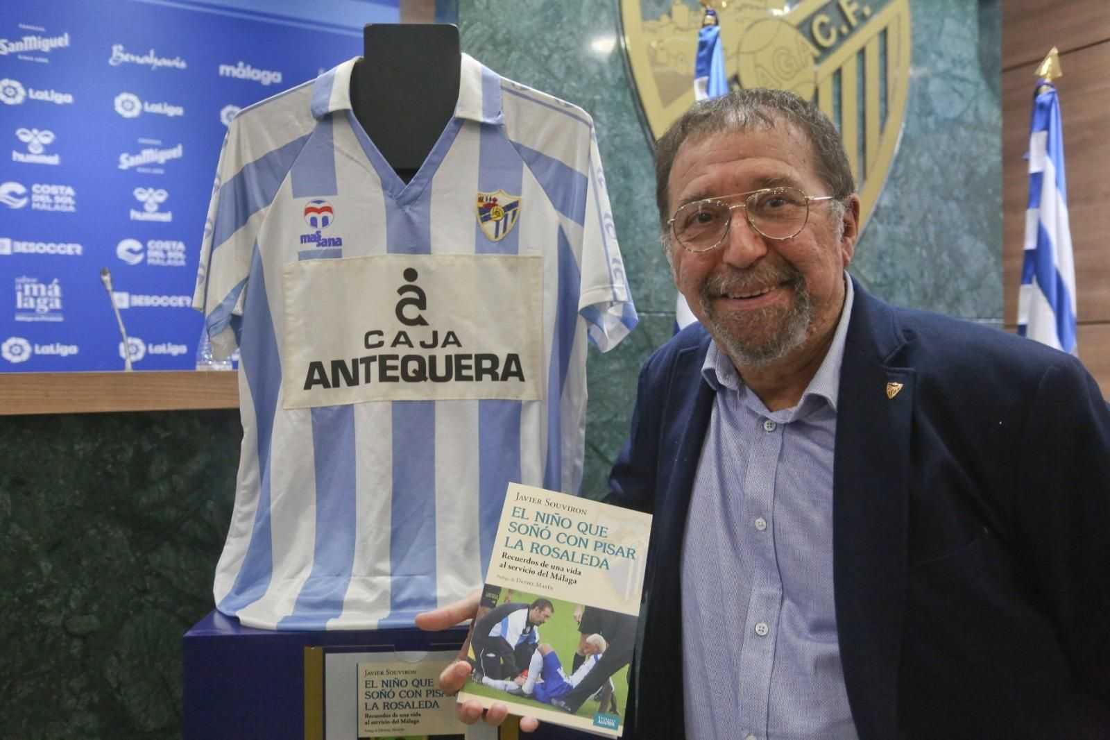 La presentación de "El niño que soñó con pisar La Rosaleda"