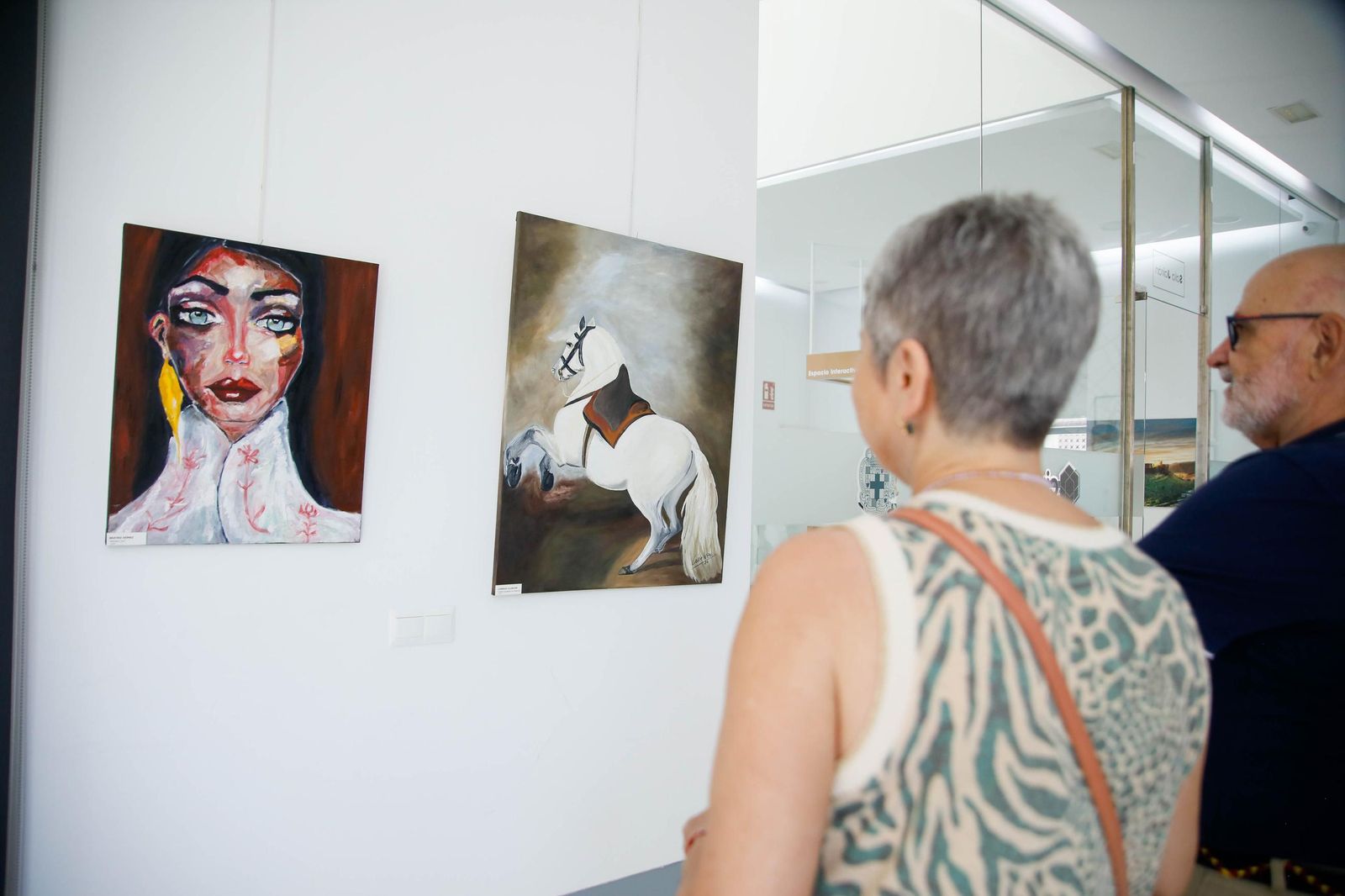 Exposición Arte Pintura de la sala Jairán, en imágenes