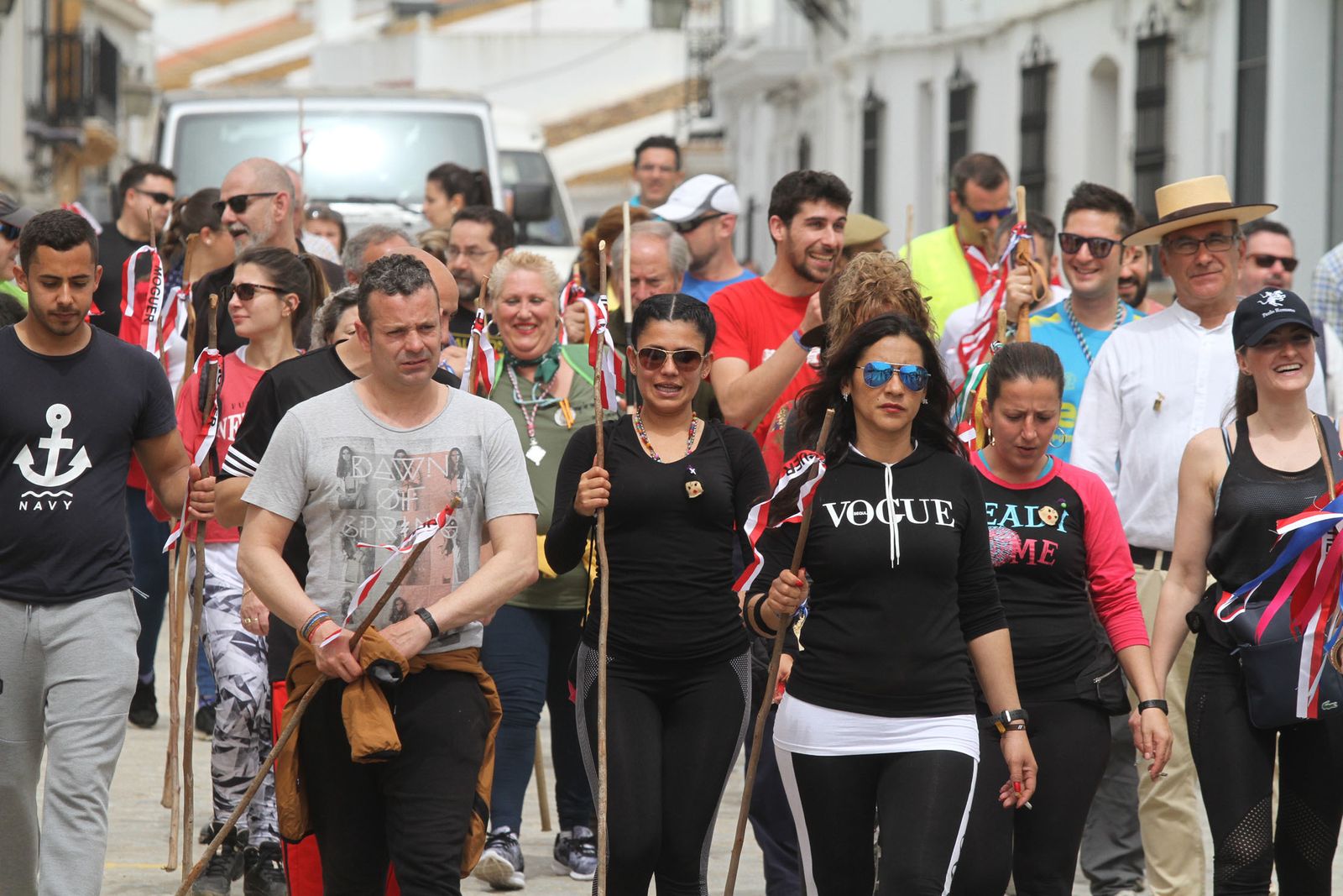 Las imágenes de la peregrinación de los presos a El Rocío