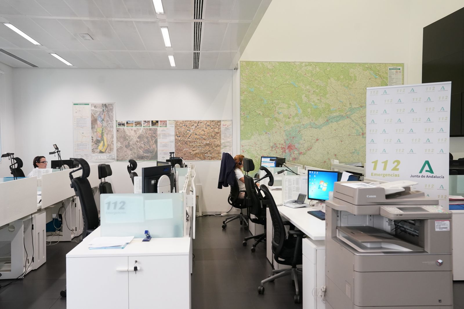 Una sala provincial del 112.