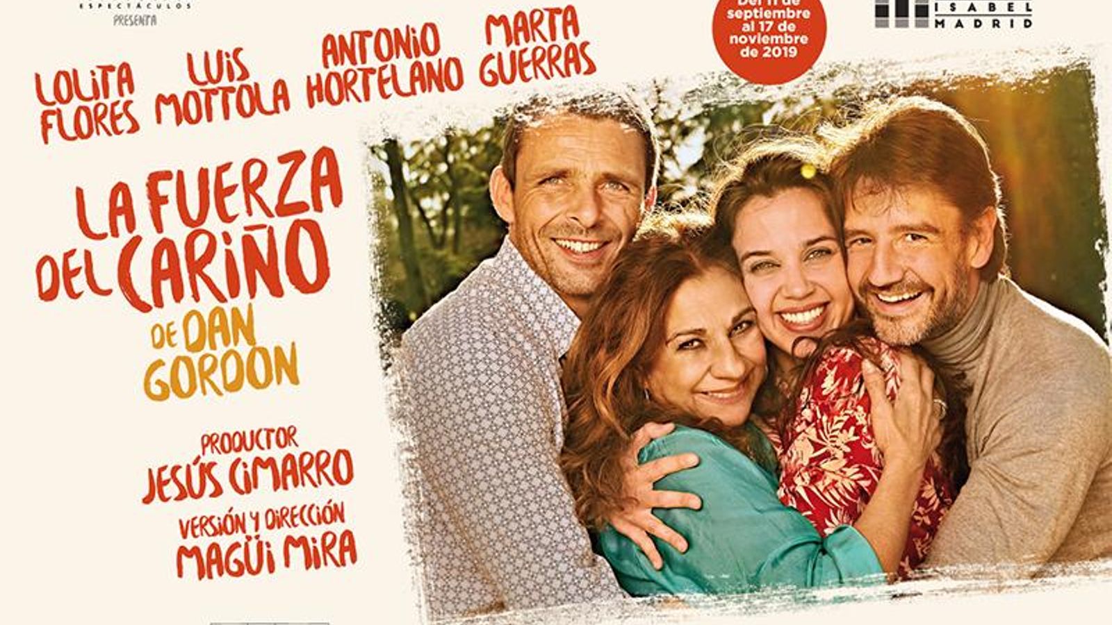 Cartel de 'La fuerza del cariño'