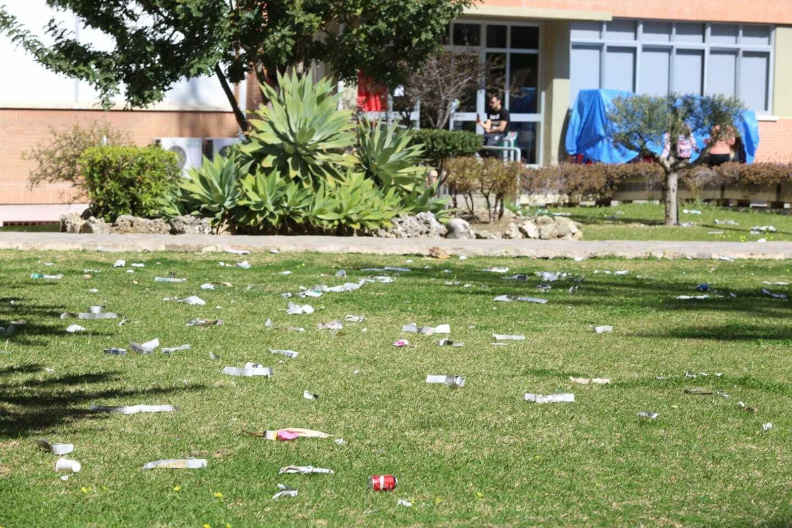 Fotos de la huelga de limpieza en la Universidad de Málaga