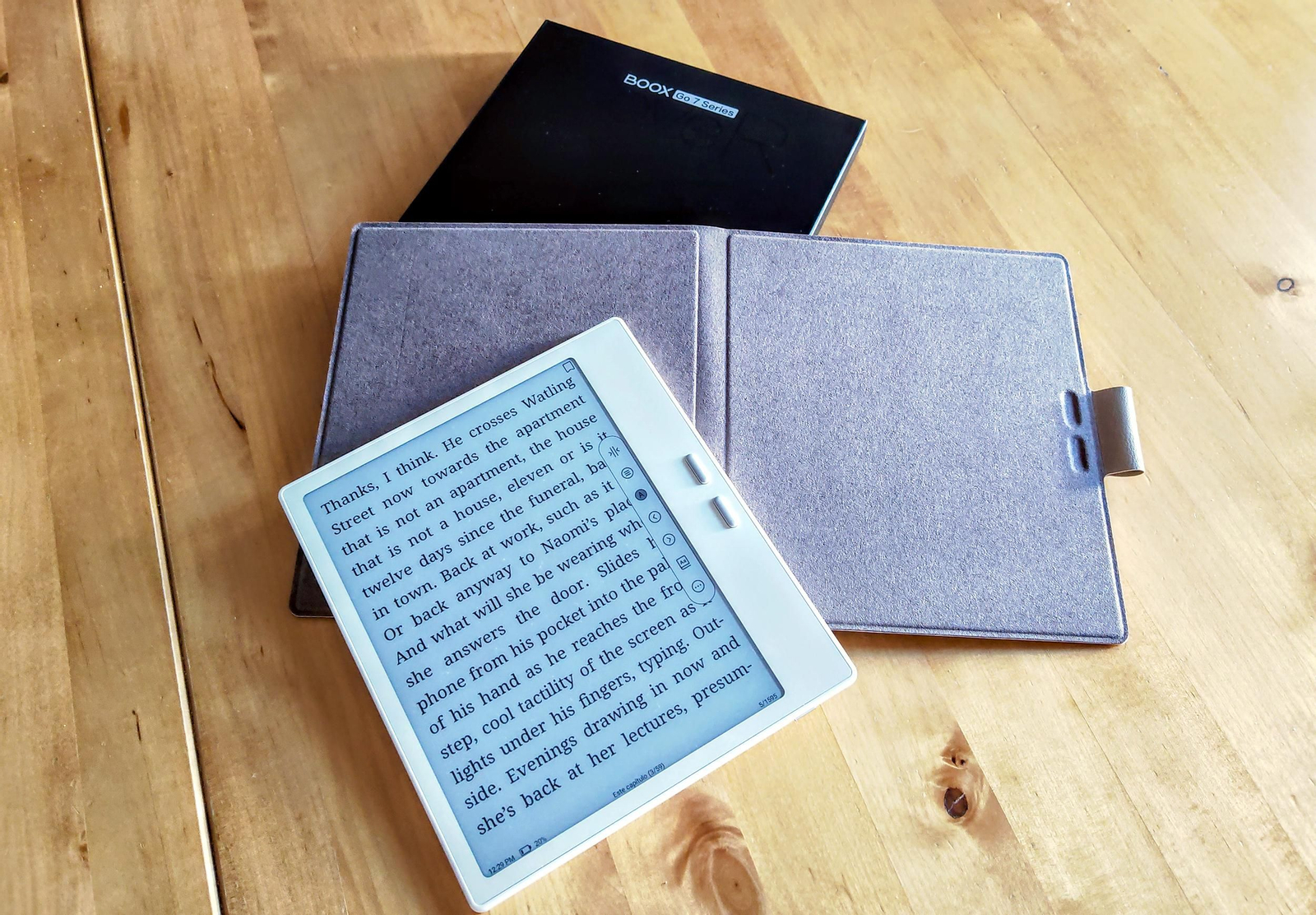 E-reader Boox Go 7, imágenes del análisis