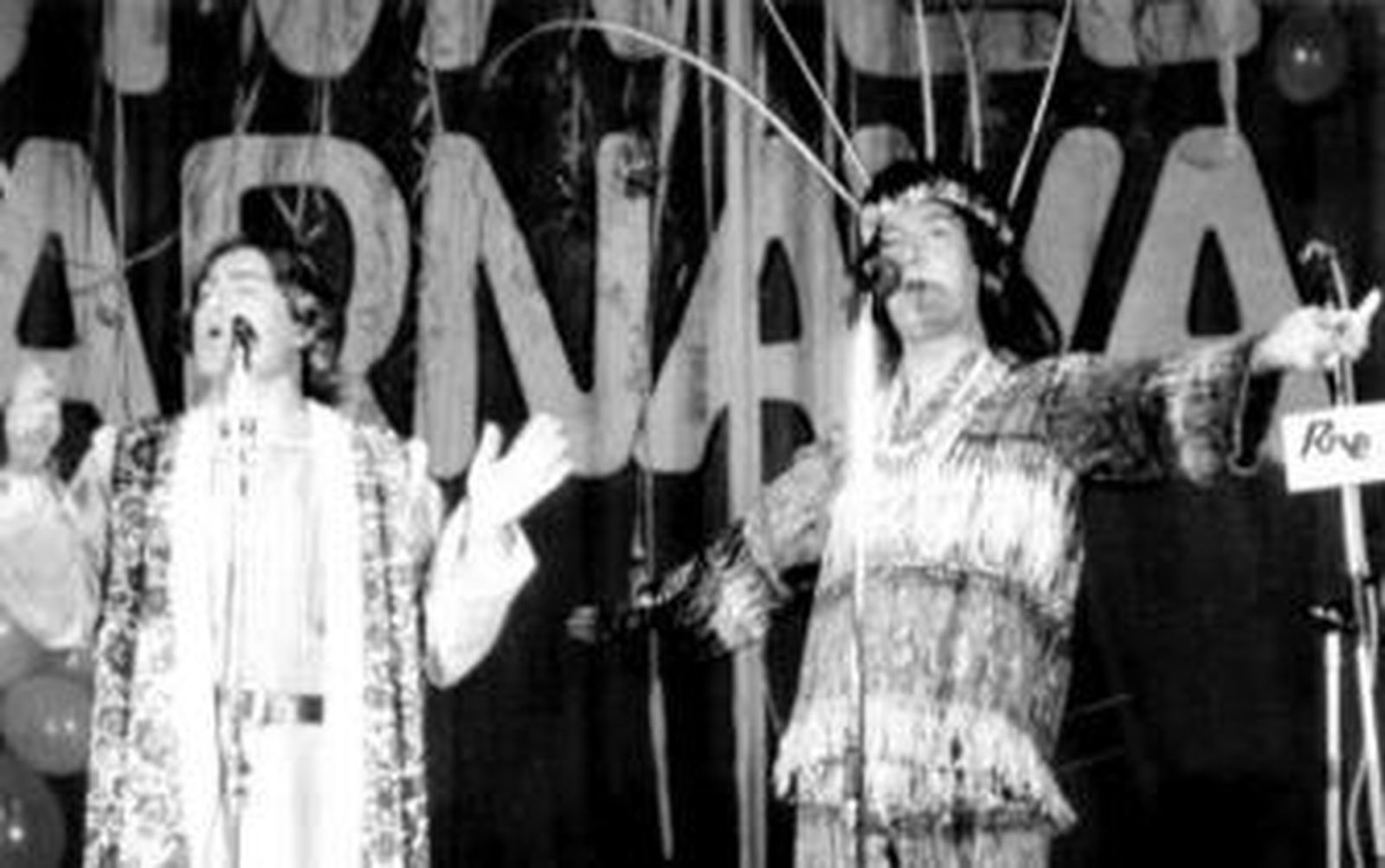 Detalles de uno de los disfraces.