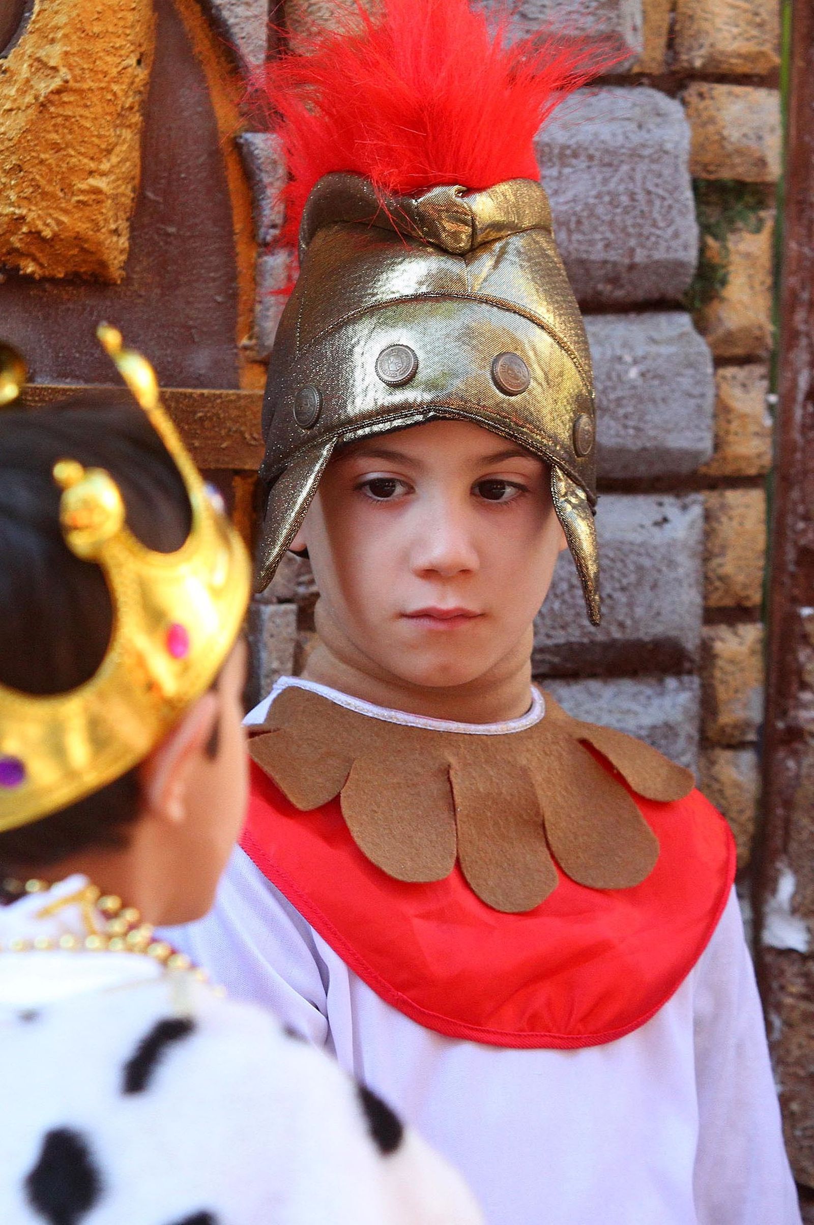 Imágenes del Belén viviente del Colegio María Inmaculada.