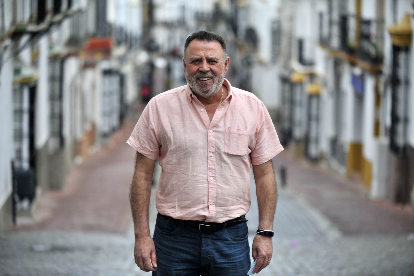 Una imagen de Francisco Párraga, en su pueblo.