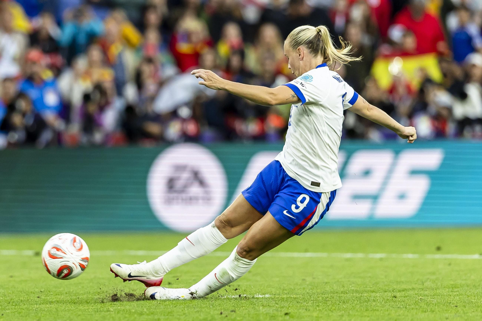 Las mejores imágenes de la final España - Inglaterra de la Eurocopa femenina
