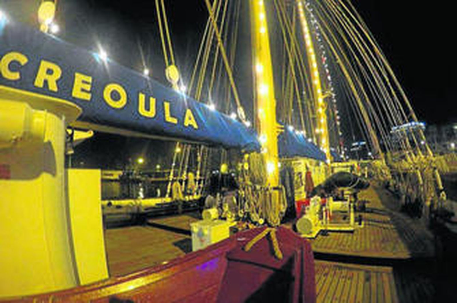 La visita al navío escuela portugués 'Creoula' comenzará esta tarde de 13:00 a 19:00.