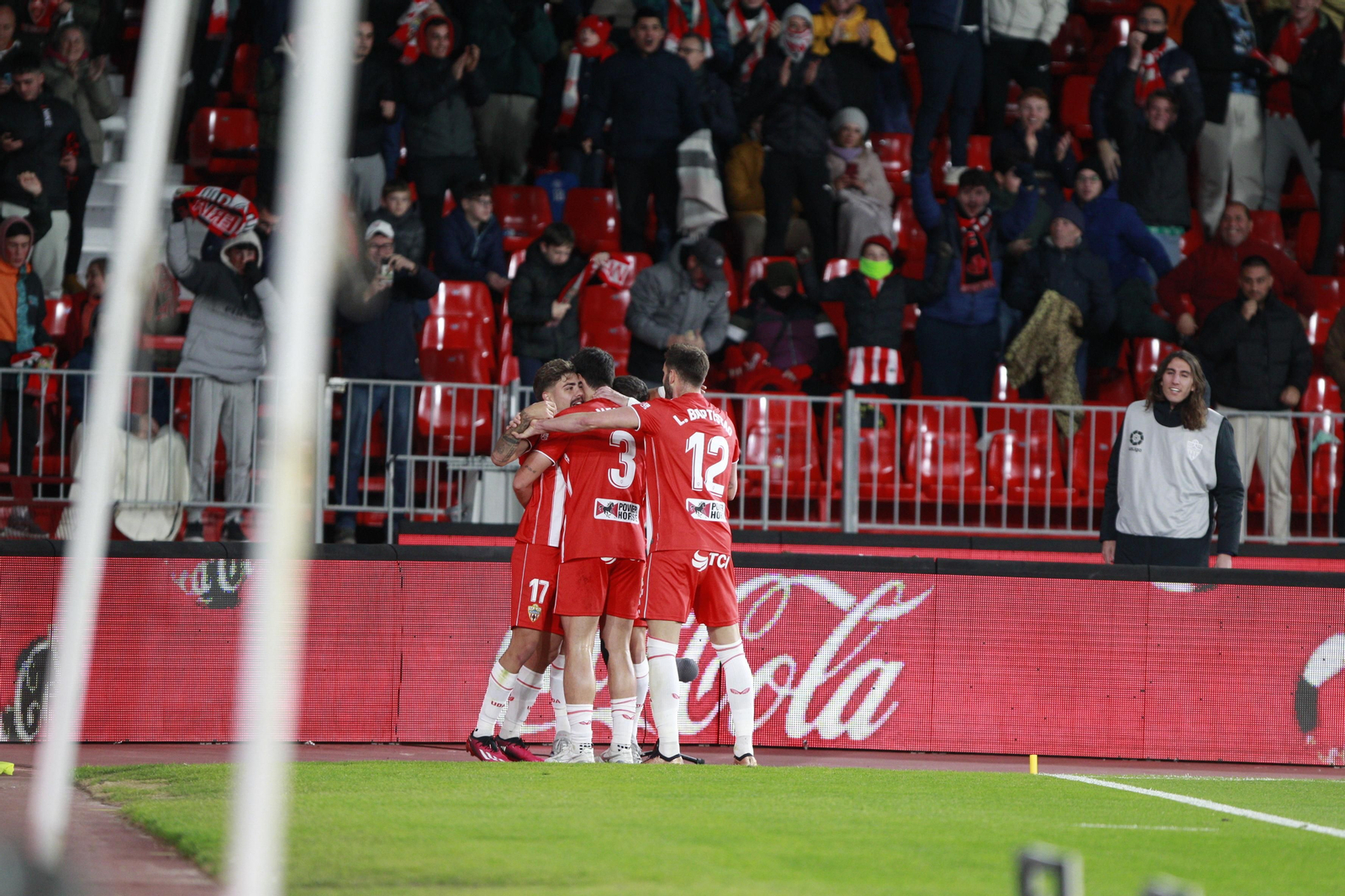 Imágenes del partido U.D. Almería-R.C.D. Espanyol