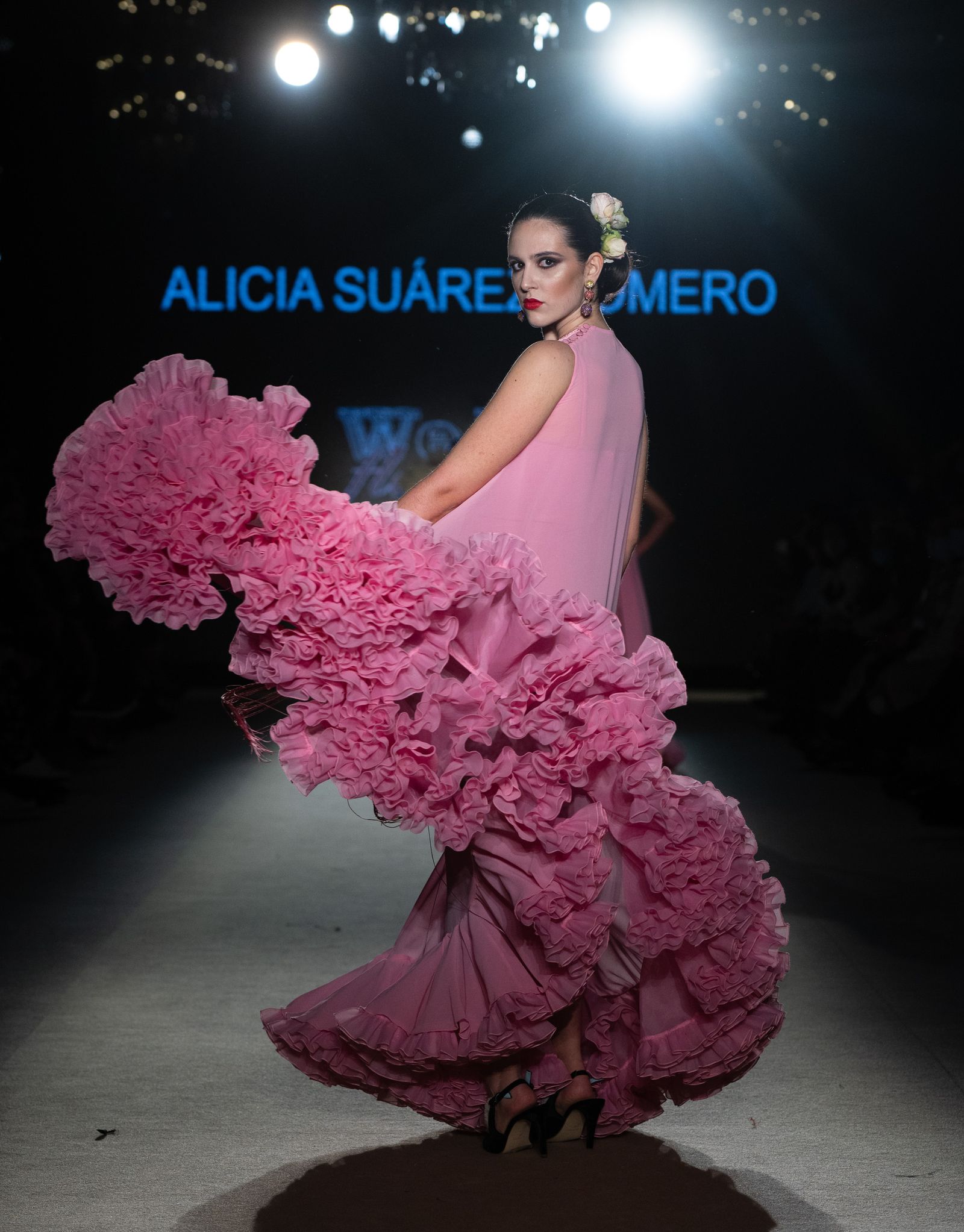 Uno de los diseños de Alvia Suárez, ganadora del Certamen de Diseñadores Noveles de We Love Flamenco 2022.