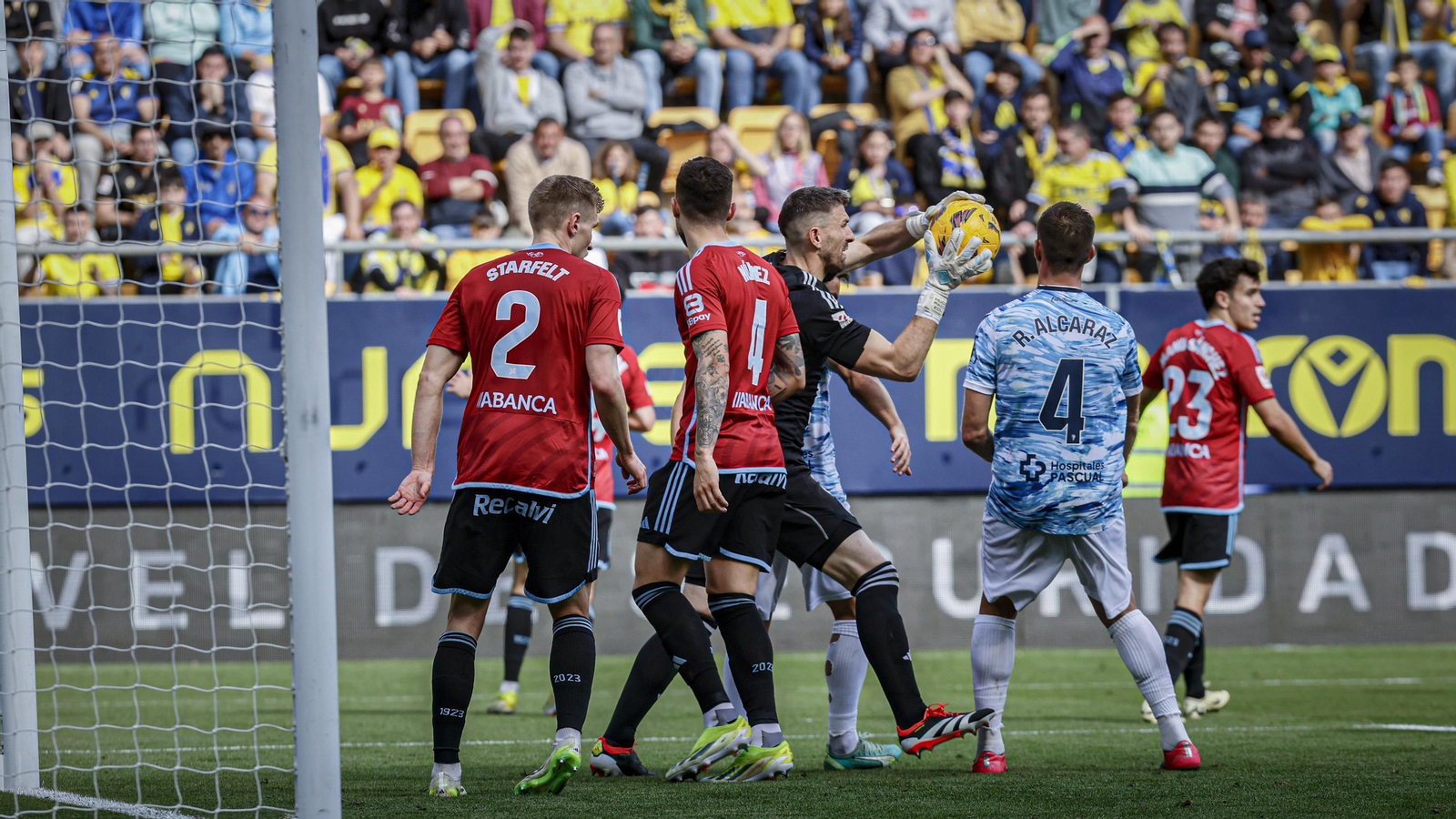 Partido de fútbol Cádiz CF - RC Celta.