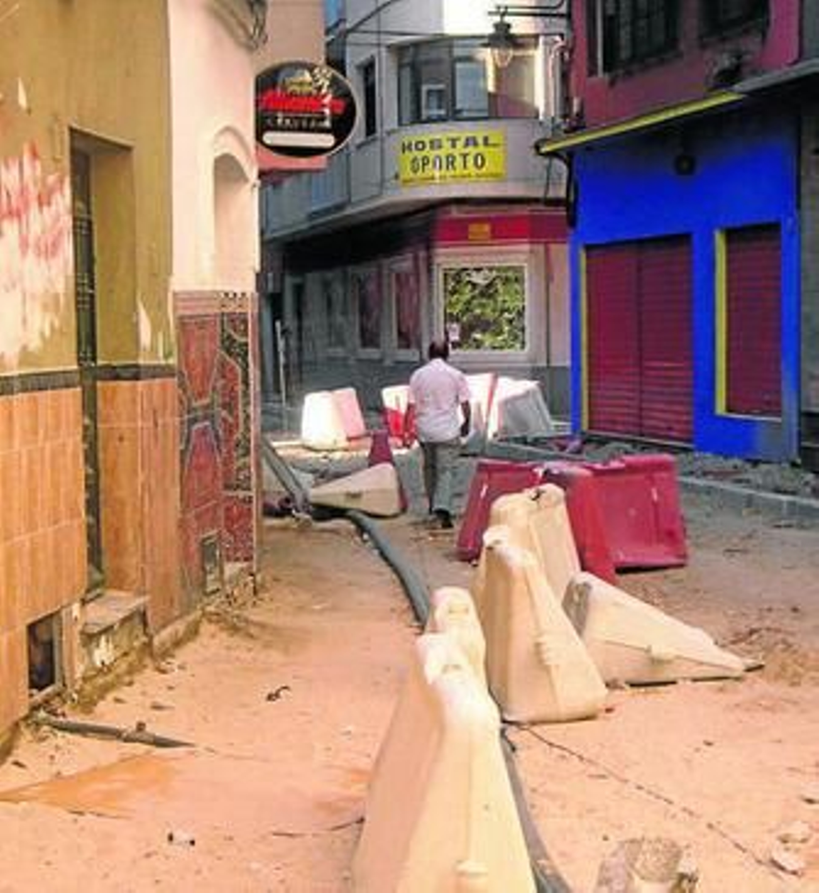 Imagen de una de las obras denunciada por CCOO.