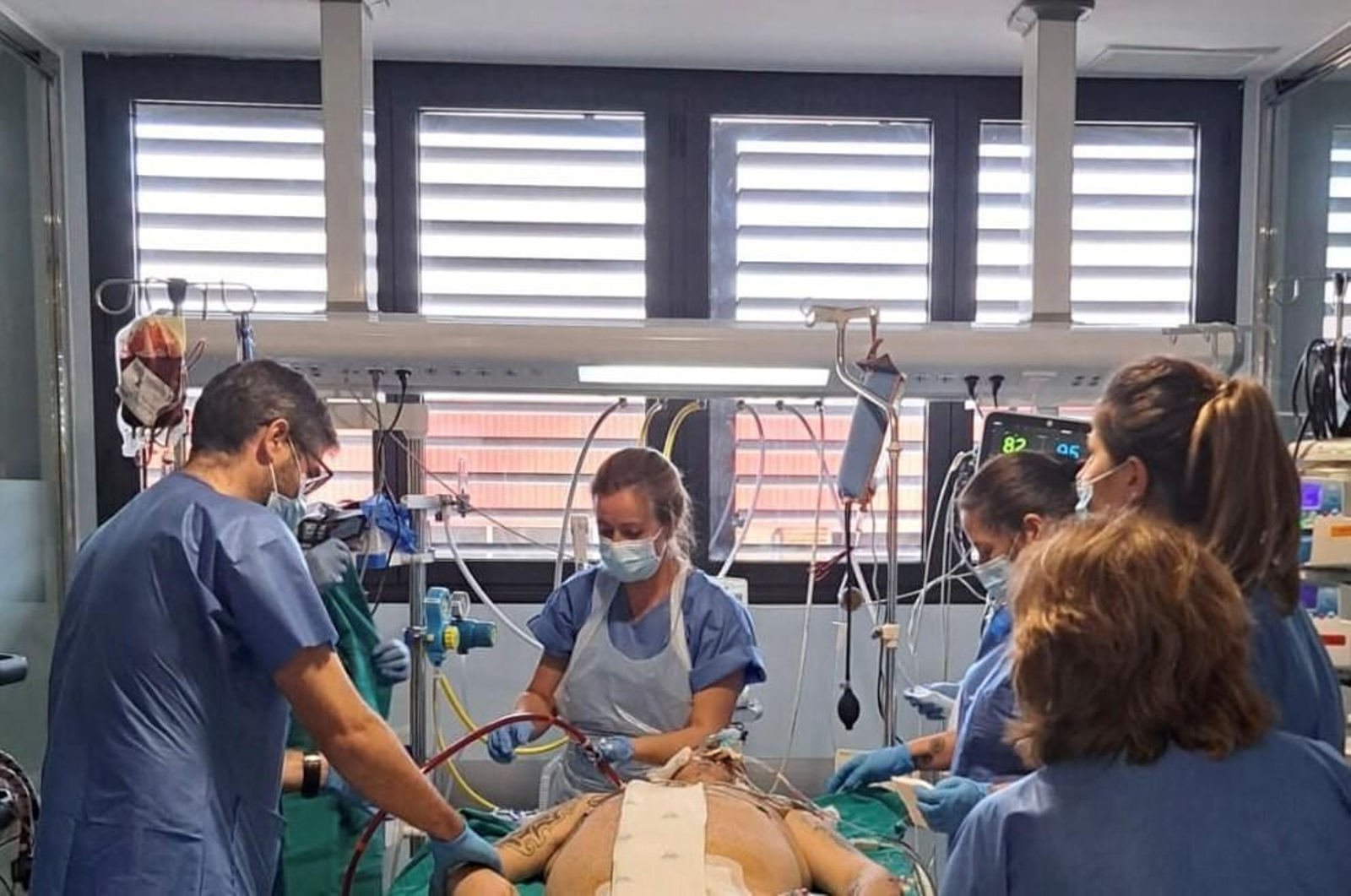 Una intervención en el hospital Reina Sofía de Córdoba.