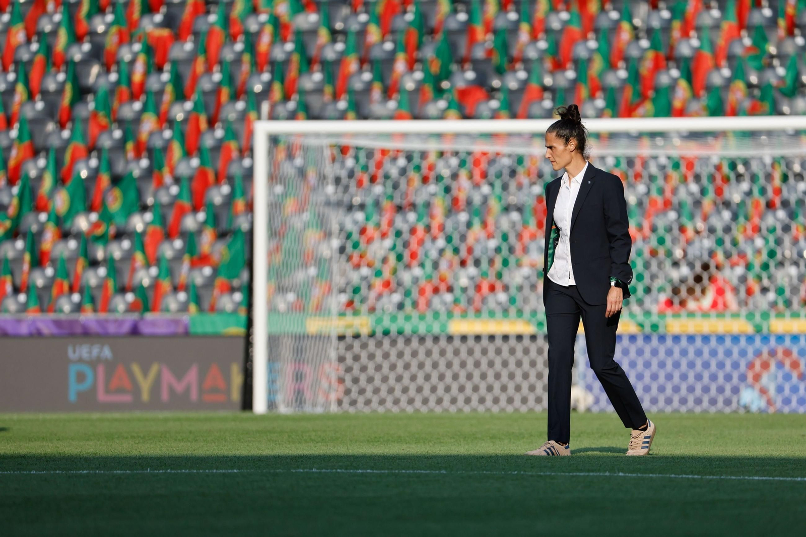Las fotos del España - Portugal en la Eurocopa femenina