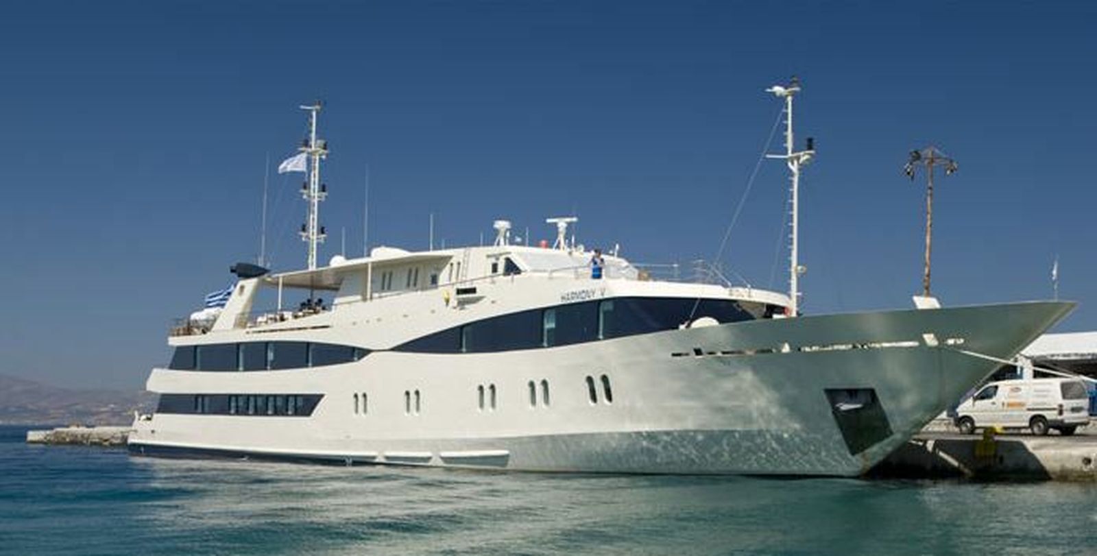 El yate-crucero griego.