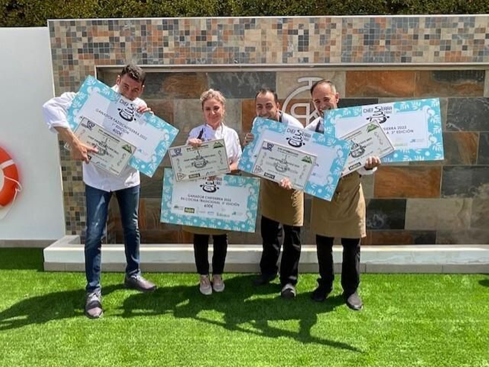 Los ganadores del Chef Sierra de esta edición.