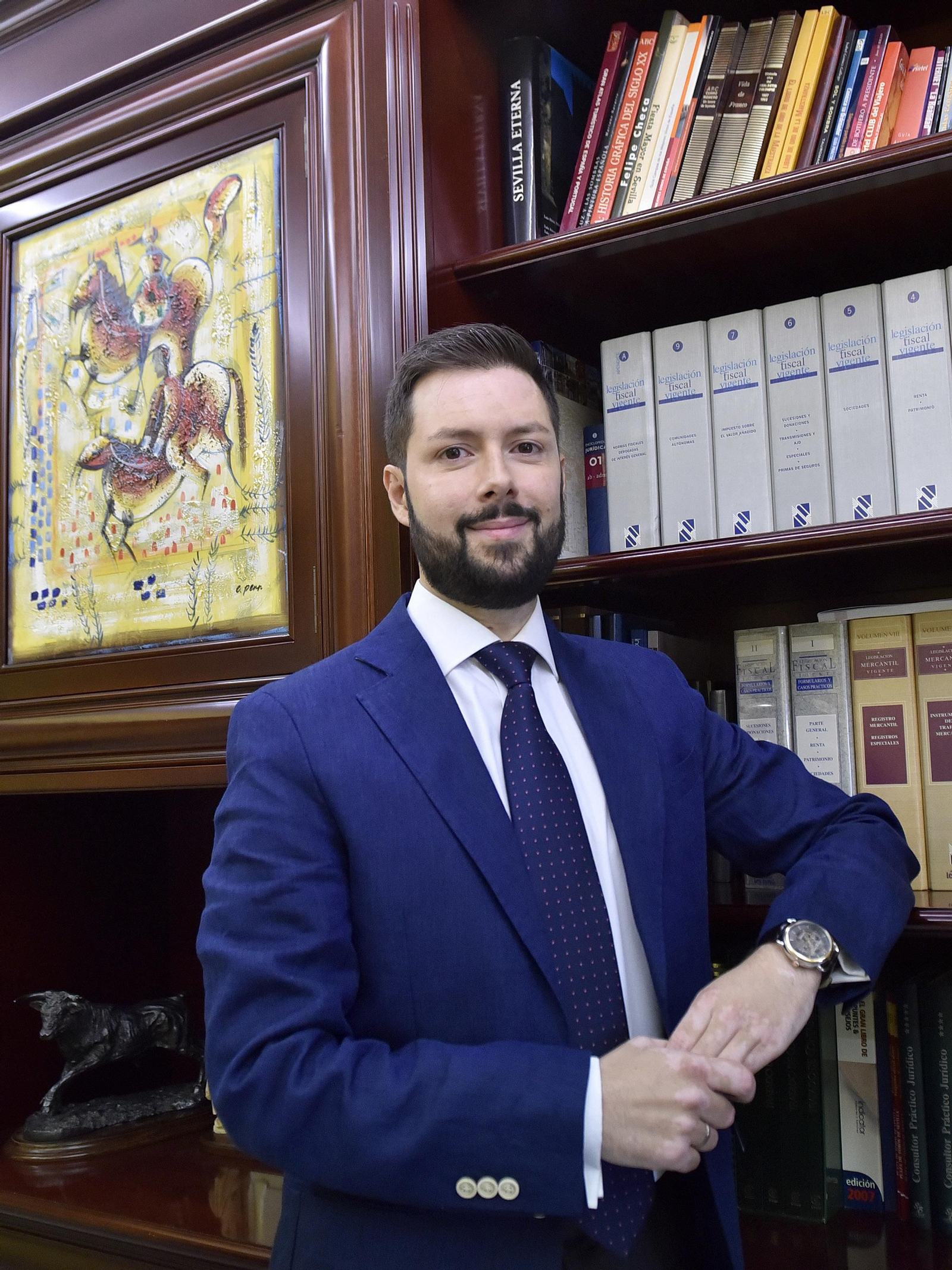 Carlos Berlanga, en su despacho