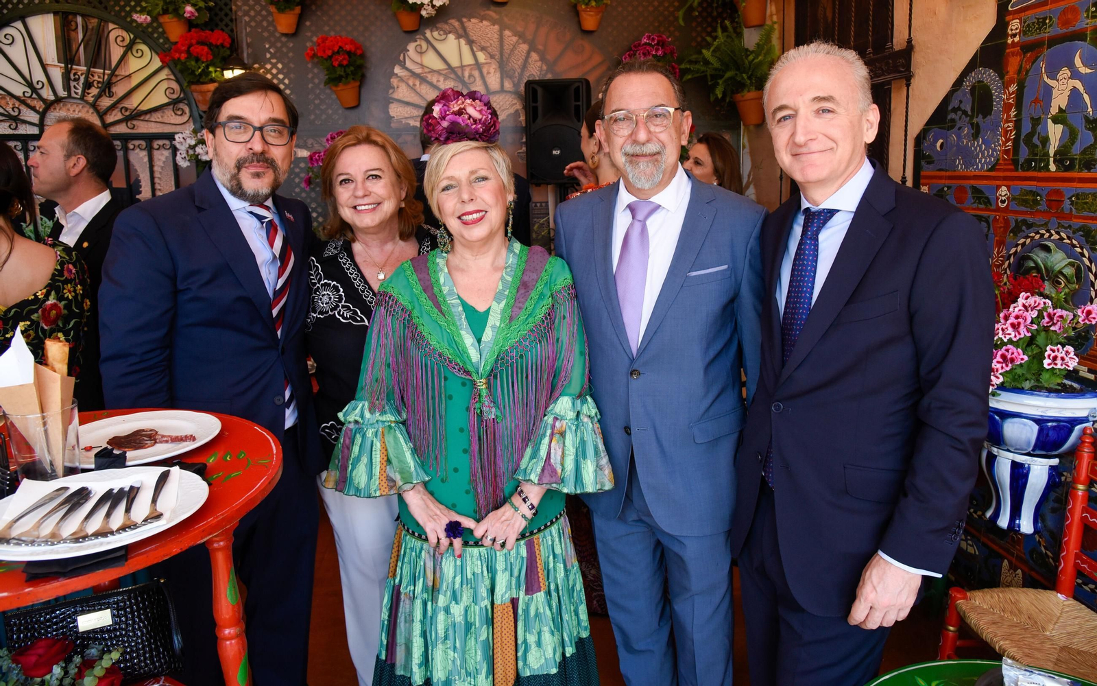 Recepción del Banco Santander.