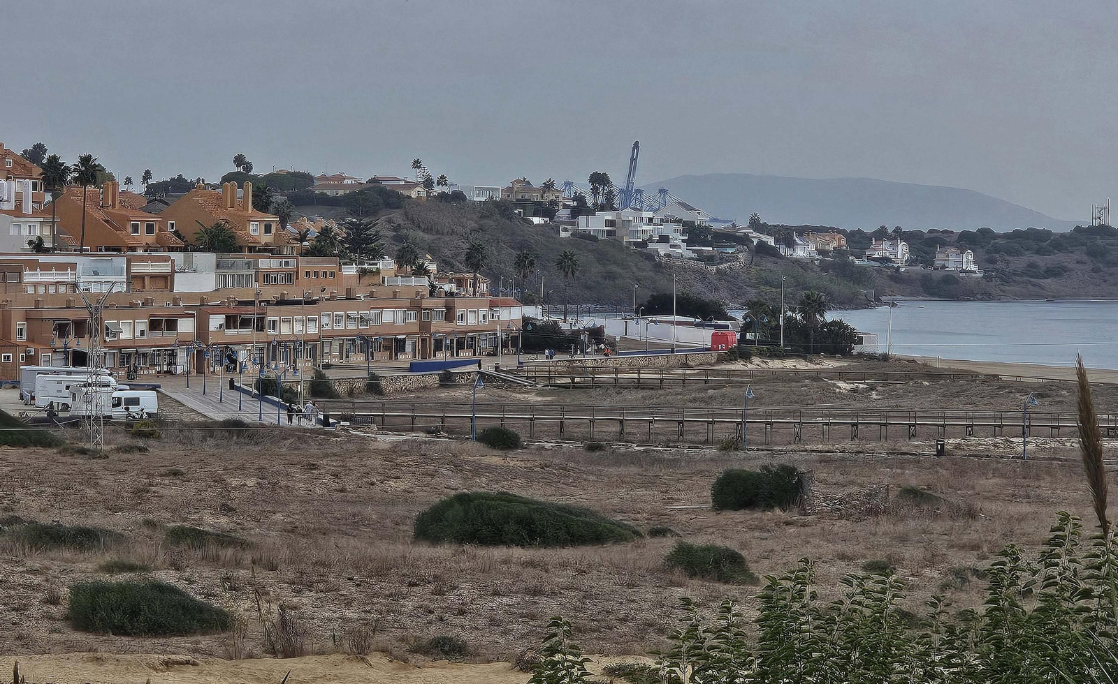 Fotos de los desperfectos en las barriadas de Getares en Algeciras