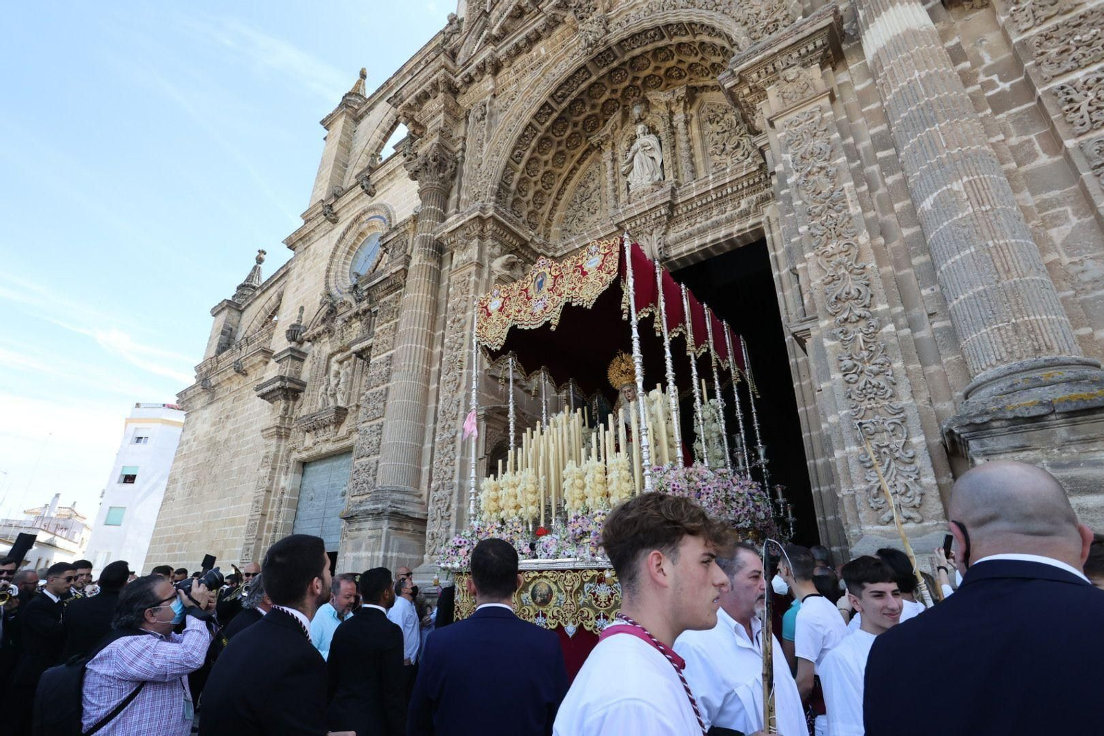 Las imágenes de regreso de las hermandades de la Sed, Candelaria, Paz y Clemencia a sus templos