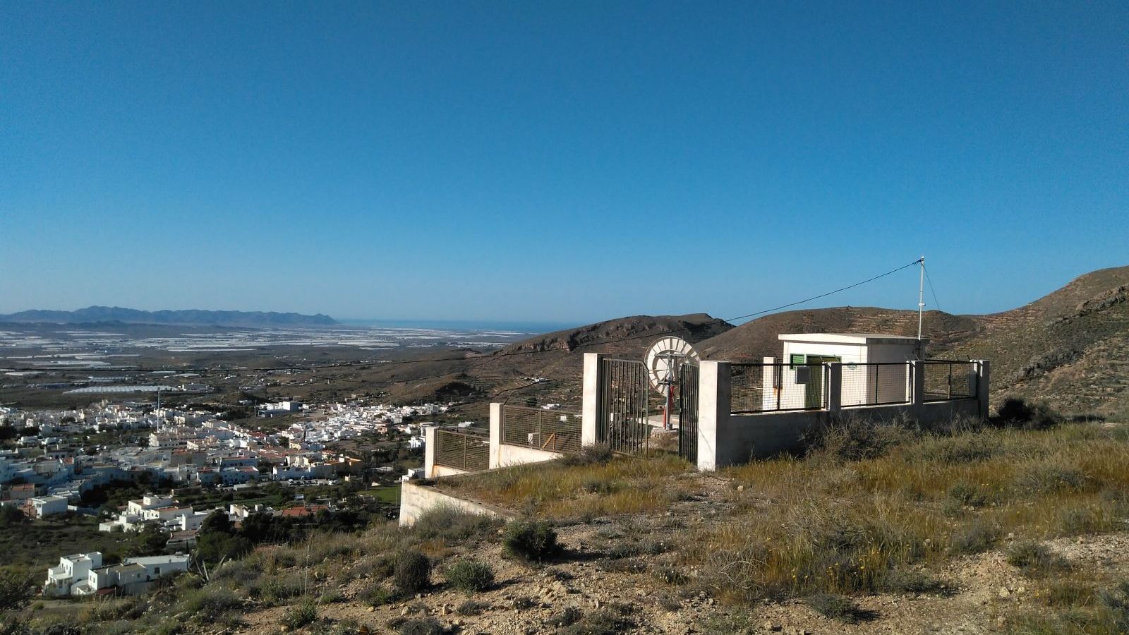 Estación sísmica del Instituto Geográfico Nacional (IGN) en Níjar.