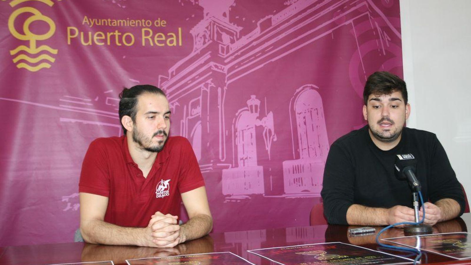 Juan Rosendo y Alfredo Fernández durante la presentación del Scape Room