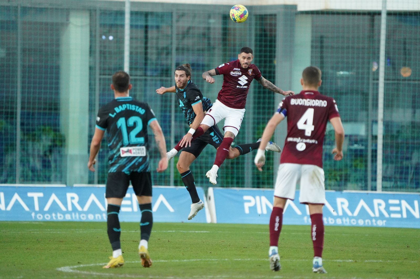 Las fotos del primer encuentro de la historia del Almería ante un rival italiano