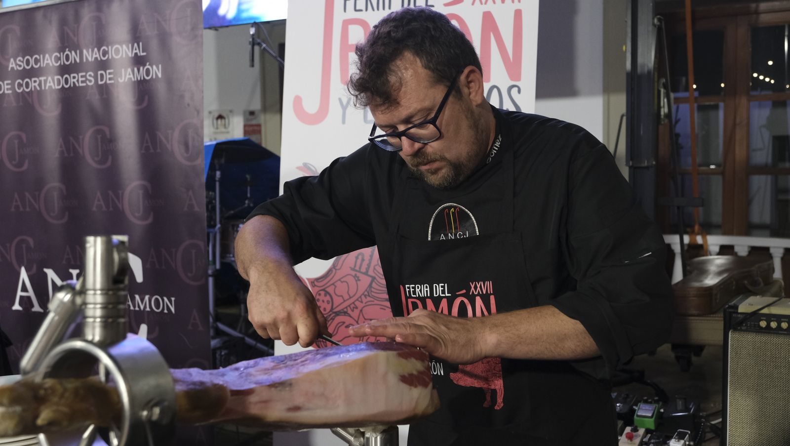 Imágenes del Concurso Nacional de Cortadores de Jamón de Serón