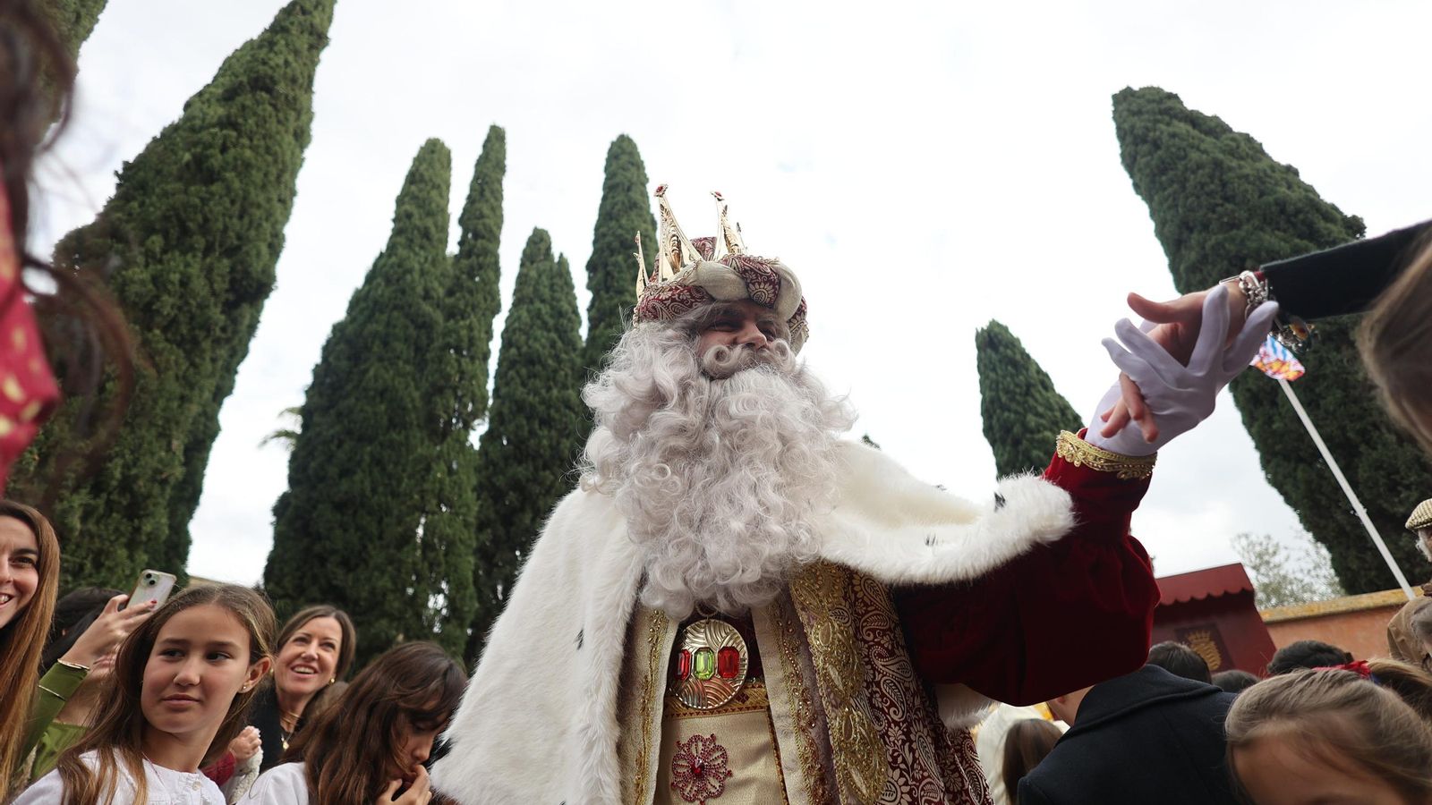 Coronación de los Reyes Magos de Jerez en el Alcázar