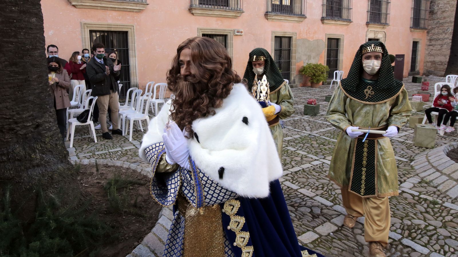 Coronación de los Reyes Magos de Jerez en el Alcázar