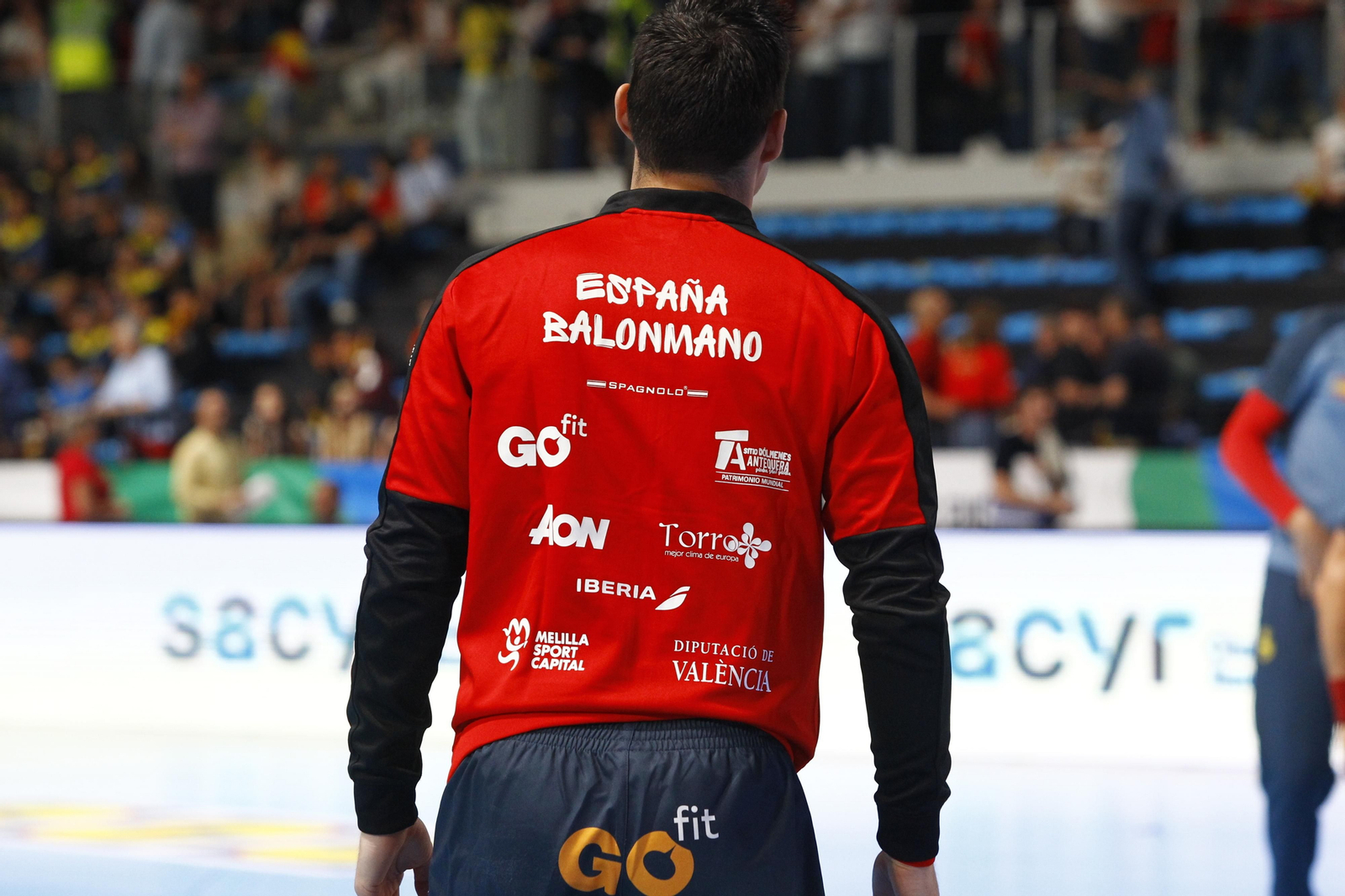 Imágenes del España-Dinamarca de la EHF Euro Cup de balonmano, en Almería