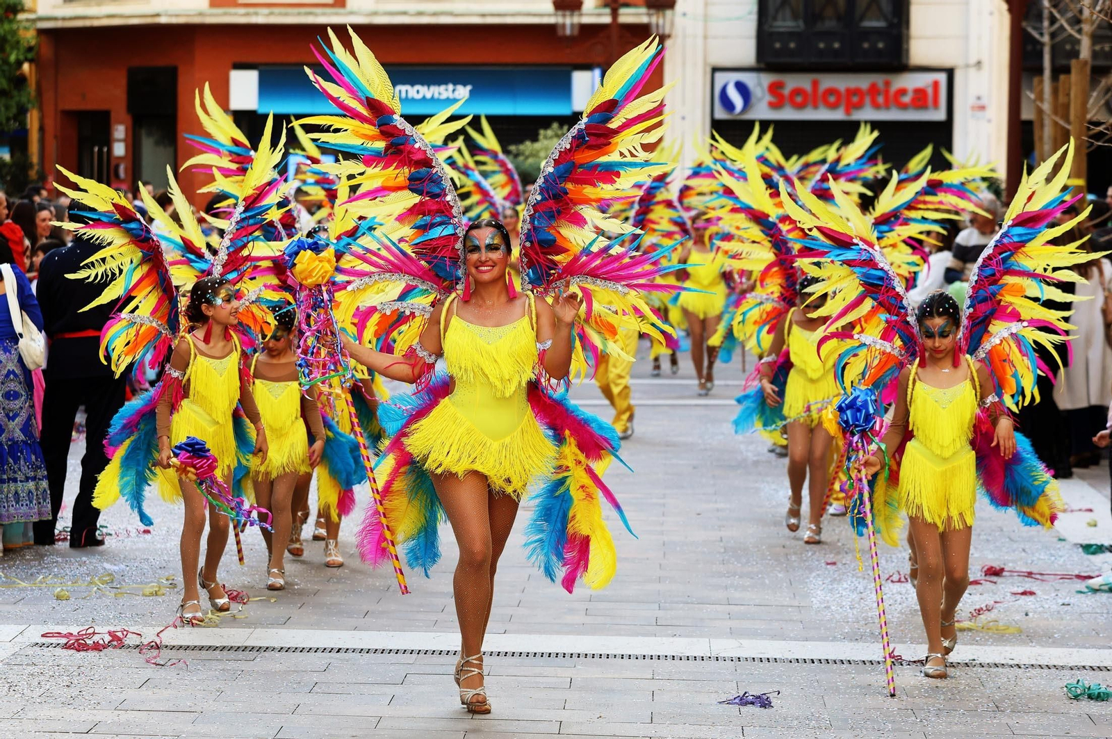 Imágenes de la cabalgata del Carnaval Colombino 2024