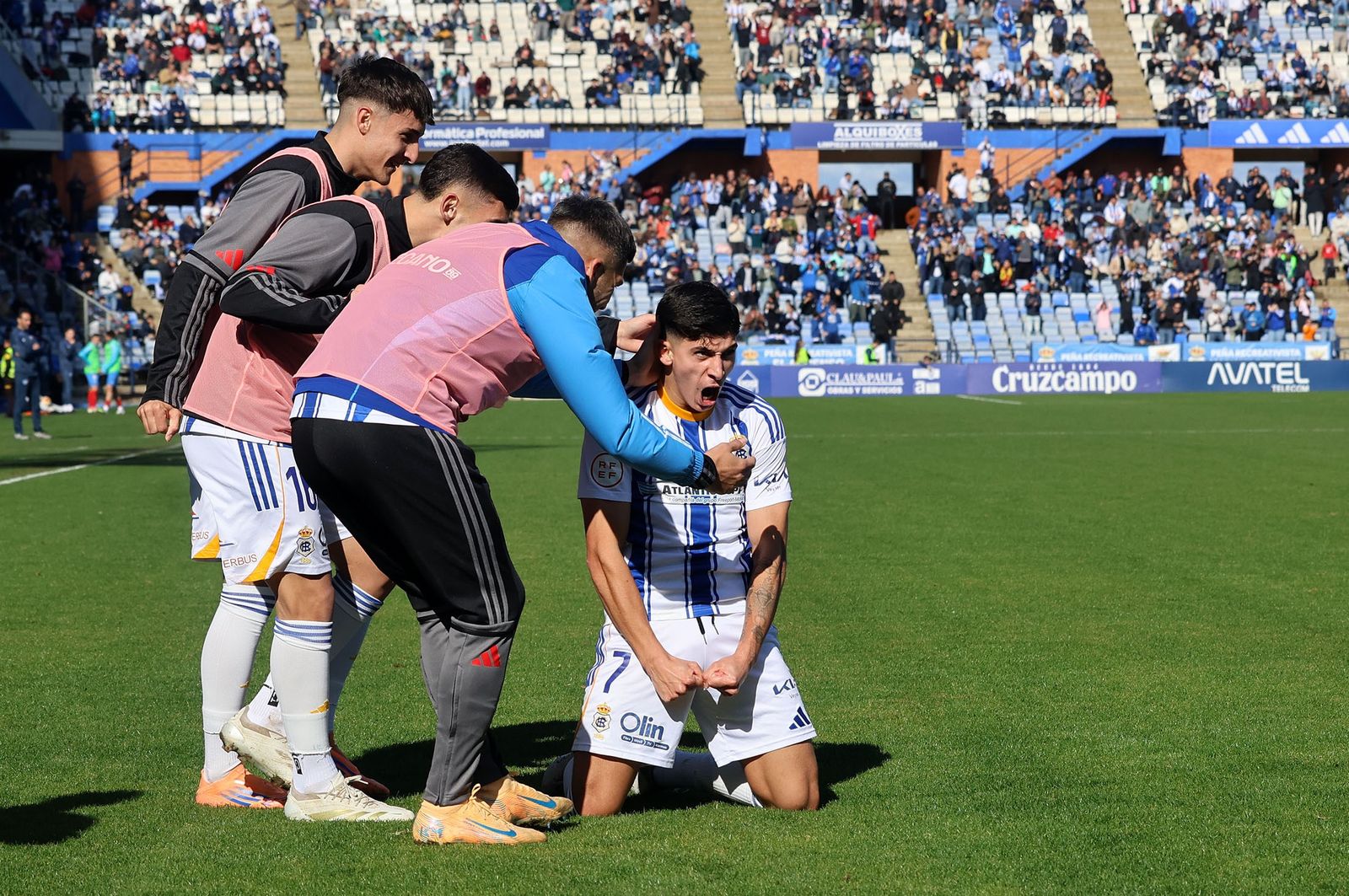 Manita del Recreativo al Estepona (5-0)