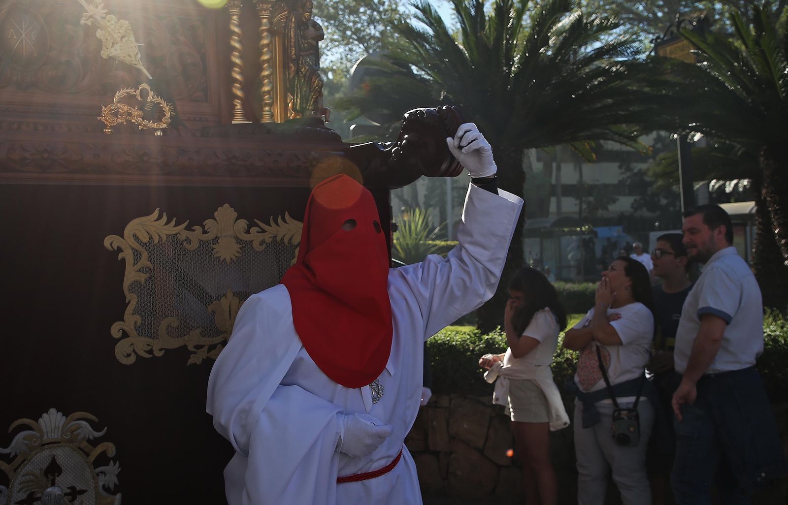 Fotos del Domingo de Ramos en Algeciras: Borriquita y Oración en el Huerto
