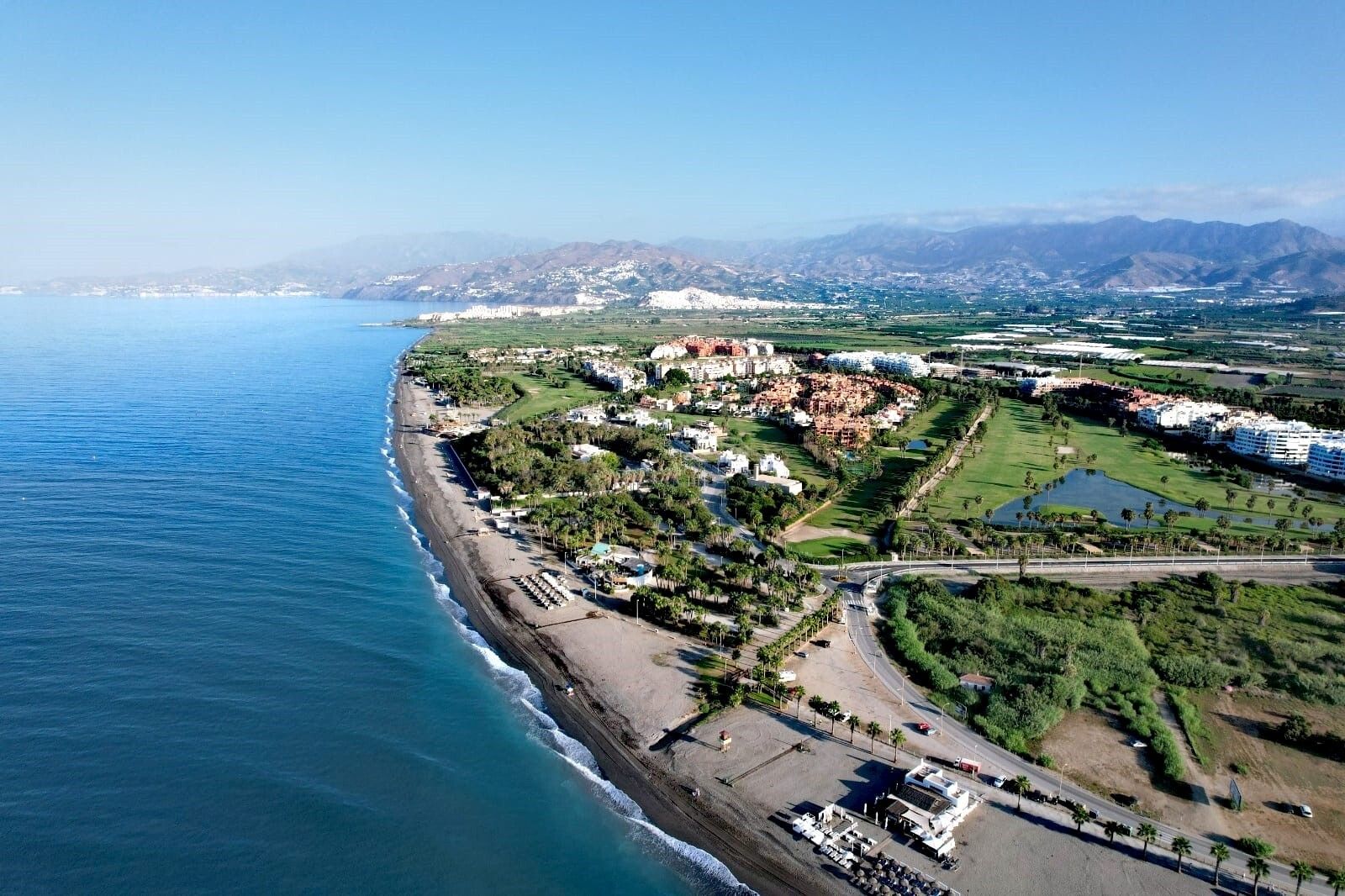 Imagen de archivo aérea de Playa Granada