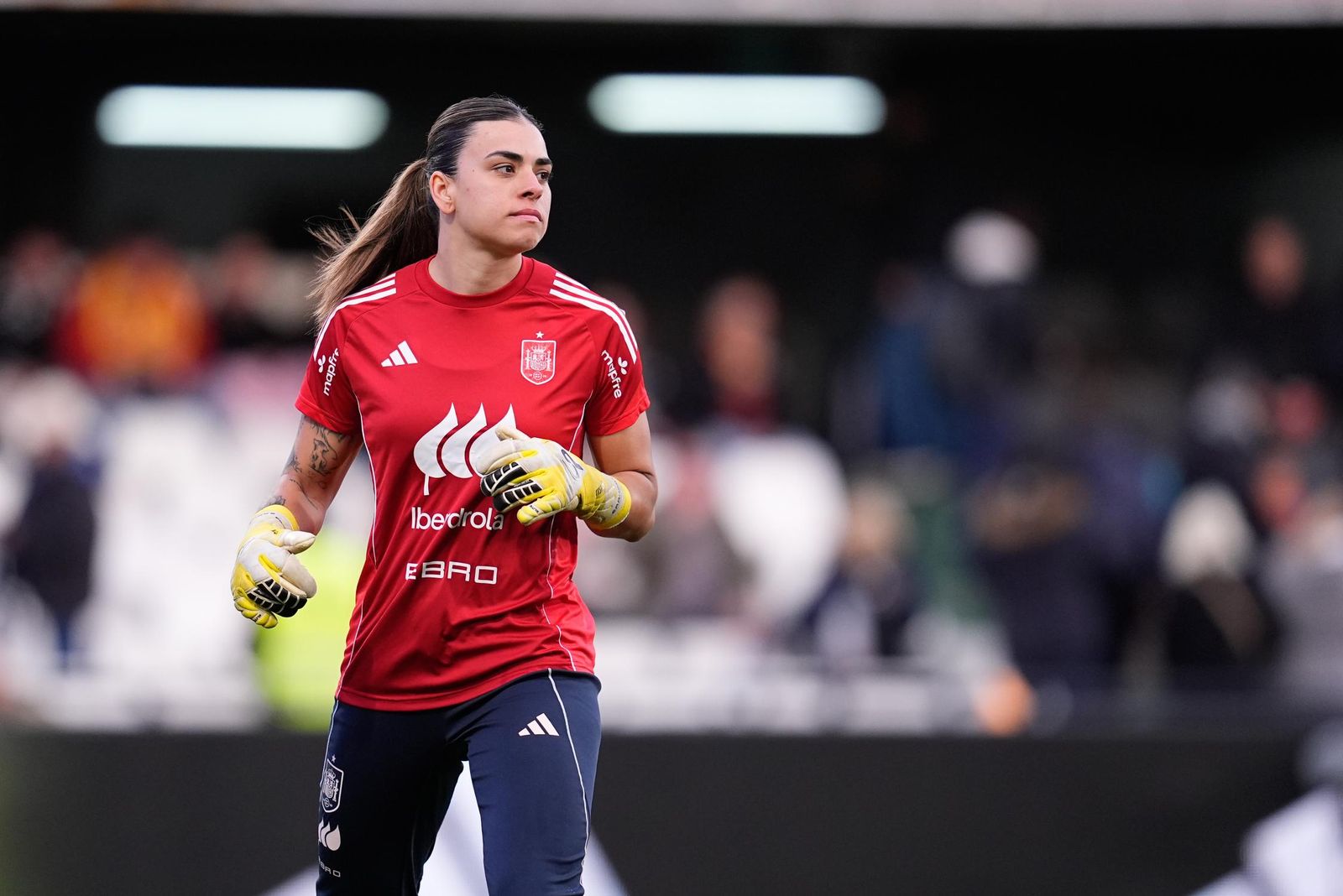 Las fotos del España-Islandia de fútbol femenino