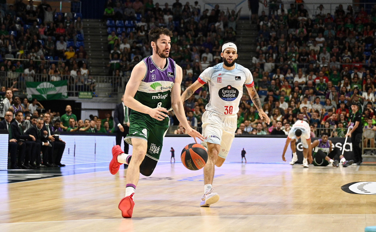 Darío Brizuela, ante el Obradoiro