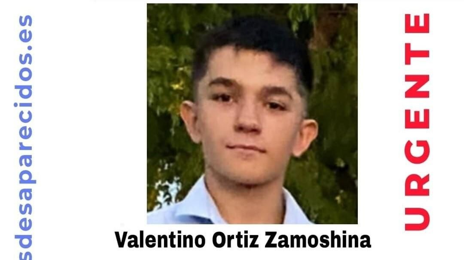 Cartel distribuido por SOS Desaparecidos.