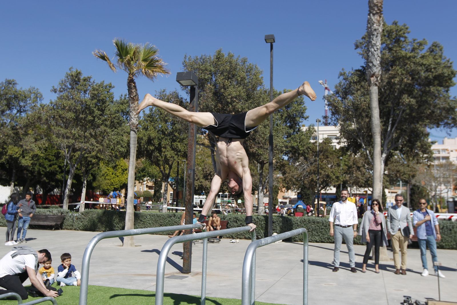 Fotogalería Pista de Calistenia. Parque de los Periodistas. Almería