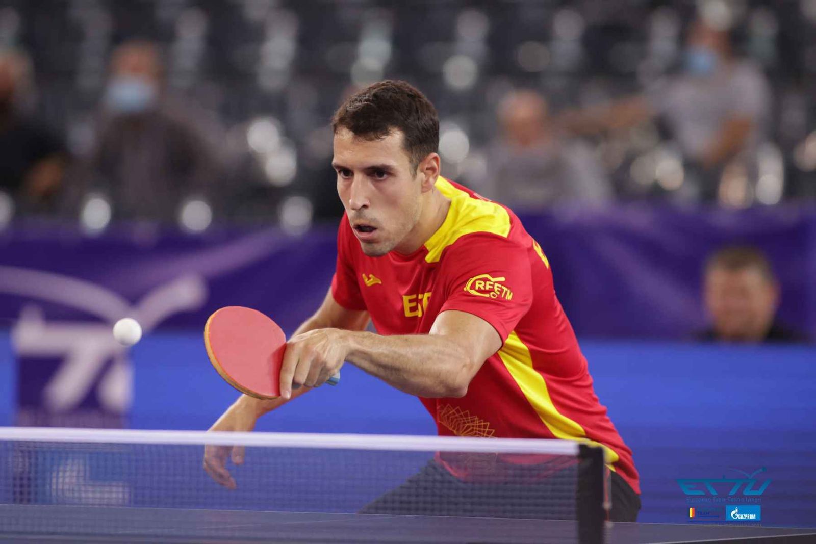 Robles, durante su participación en el Campeonato de Europa en Rumanía.