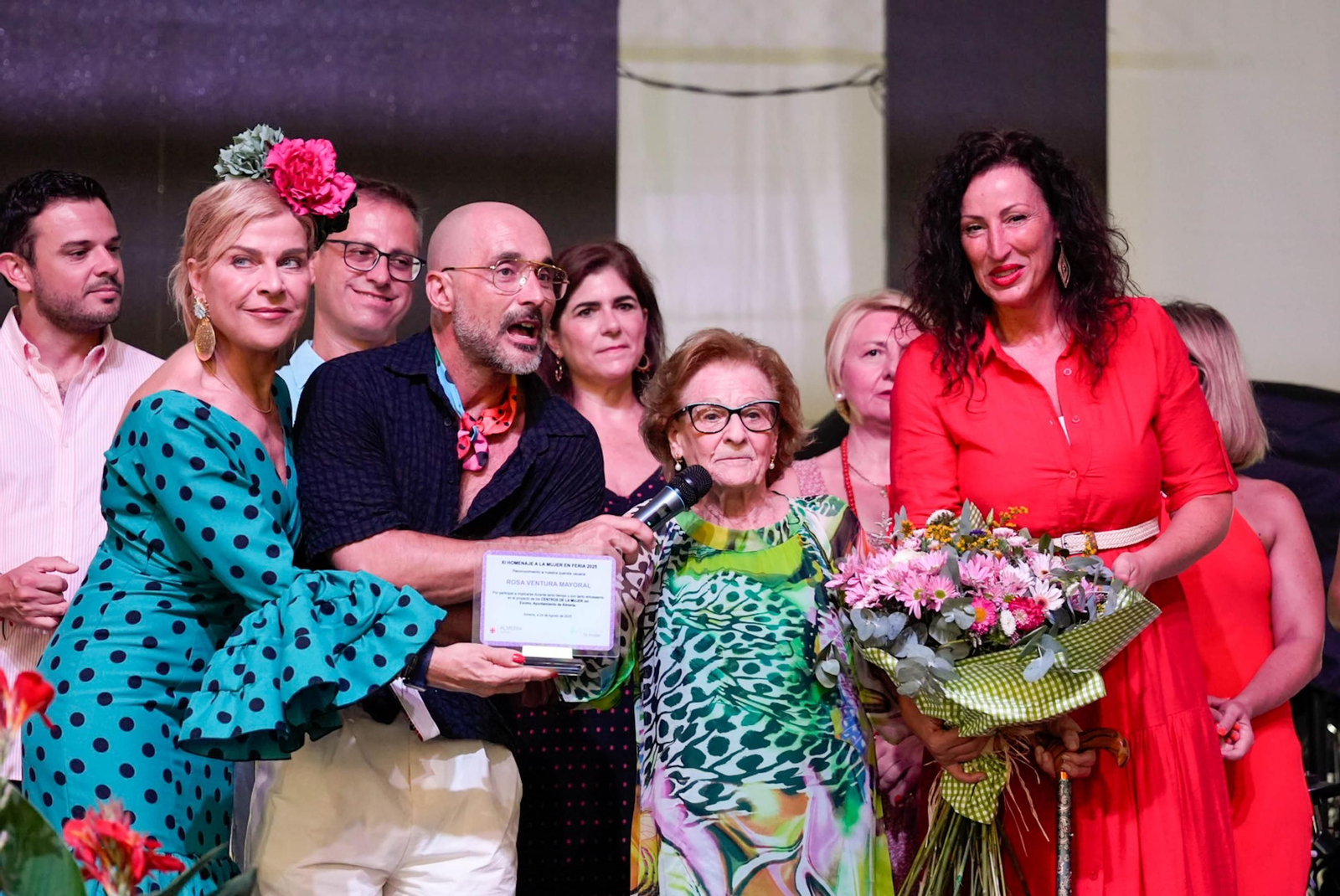 Las fotos de la comida de homenaje a la mujer en la Feria de Almería