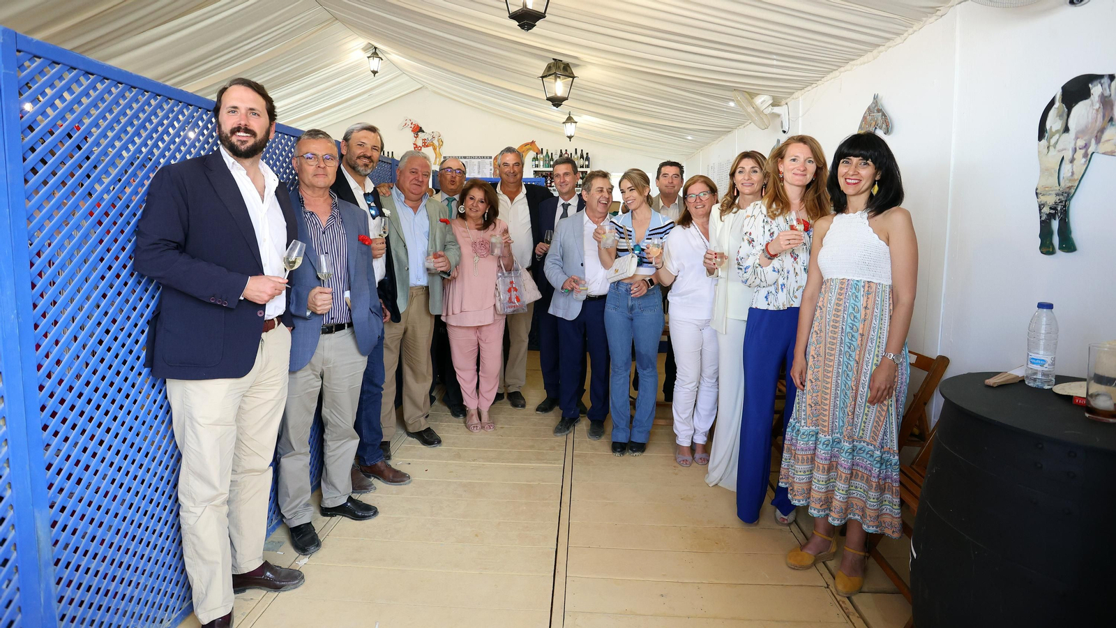 Grupo de empresarios del sector portuario de Algeciras.