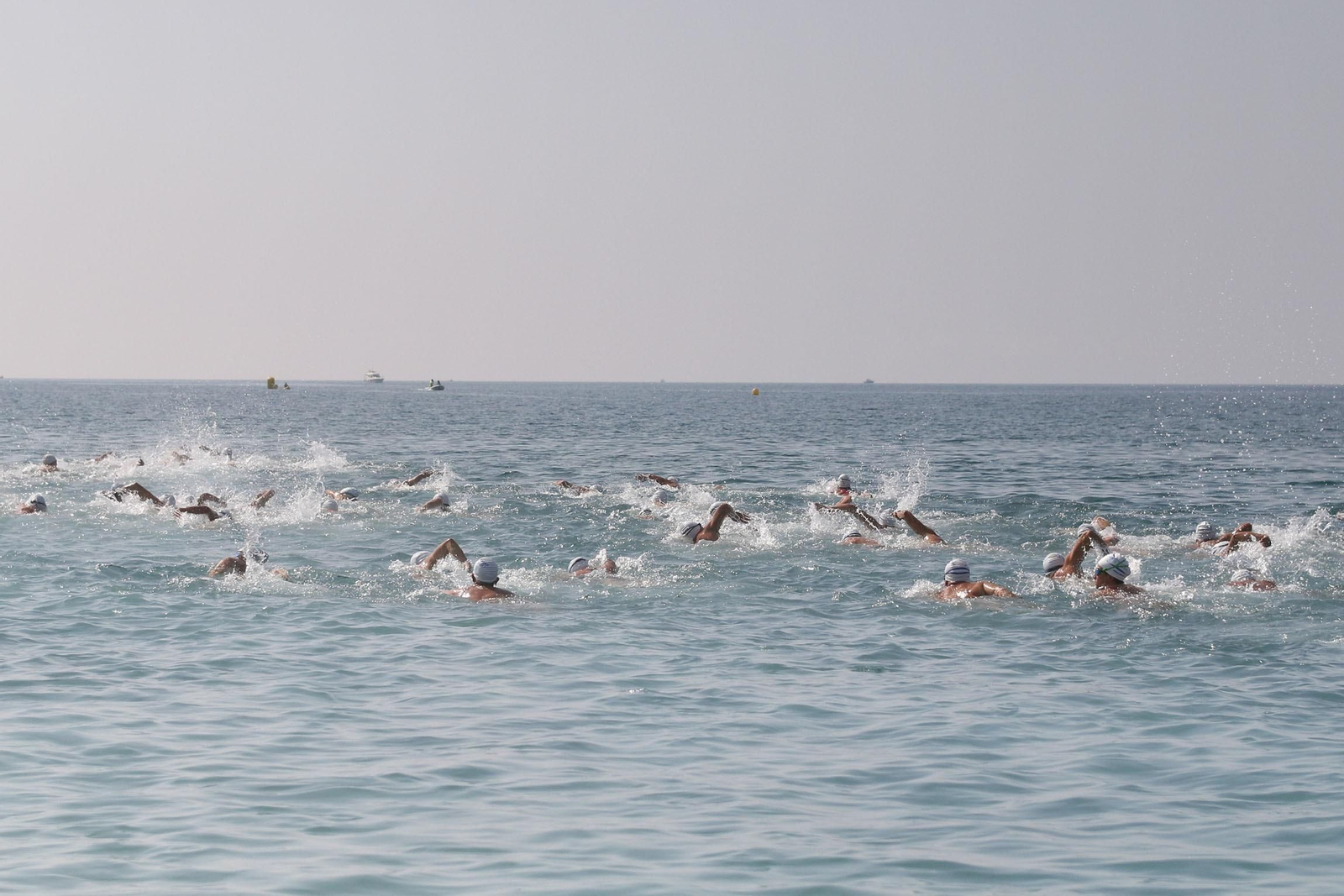 Las imágenes de la Travesía a Nado 'Ciudad de Almería - Carlos Tejada'