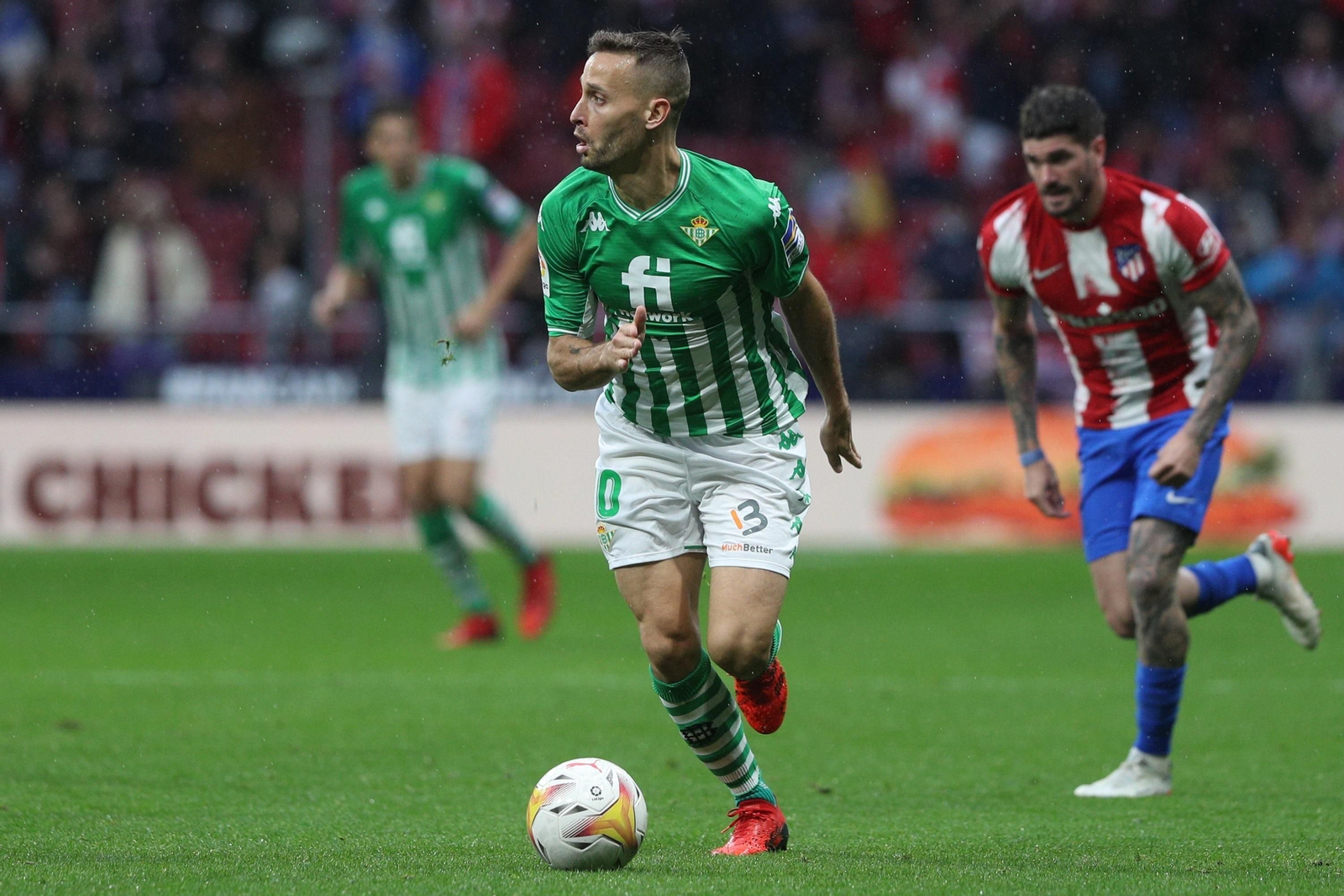 Canales, en un momento del encuentro.