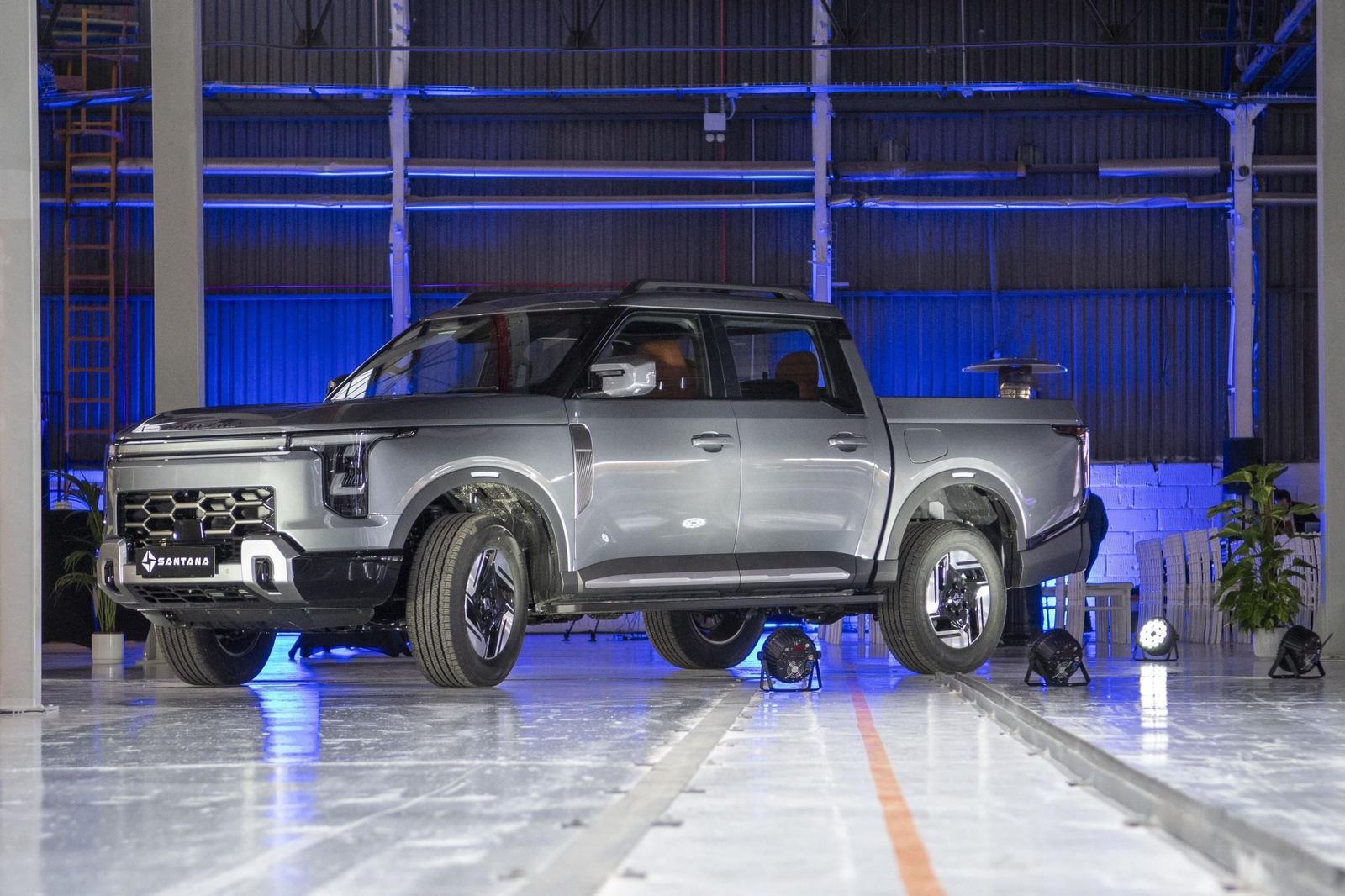 El primer Santana 400 salido de la fábrica de Linares (Jaén).