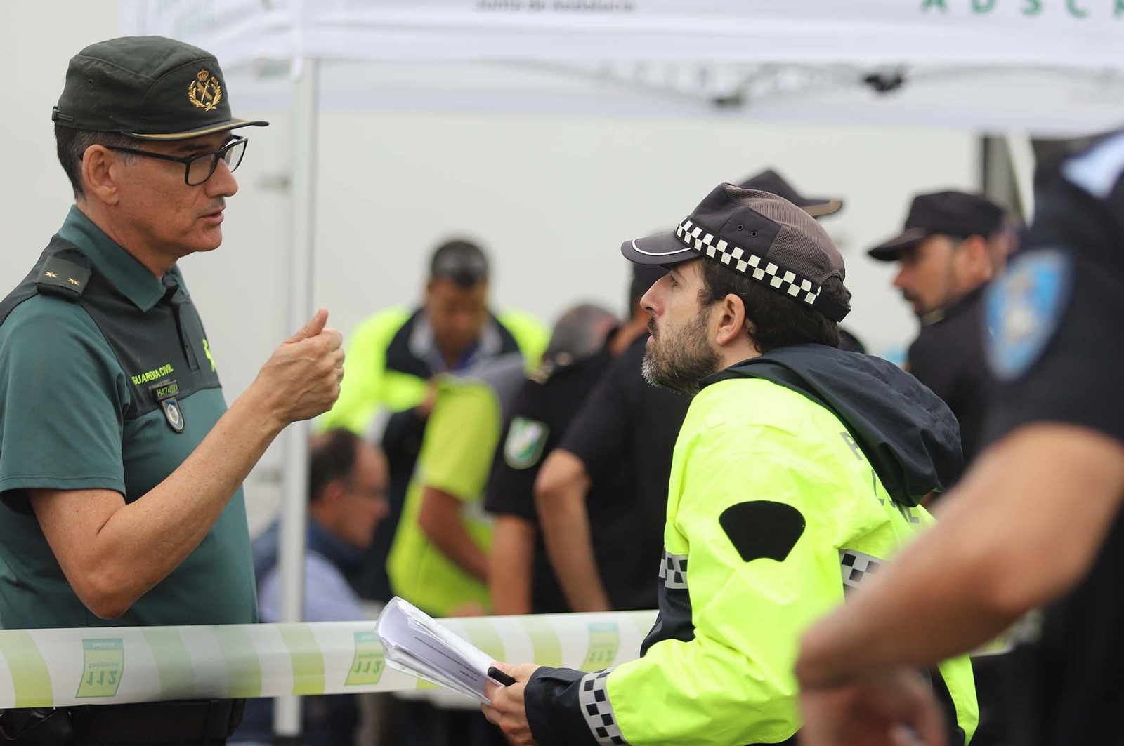 Simulacro de accidente en el Puerto de Huelva dentro del ejercicio regional RespuestA22, en imágenes